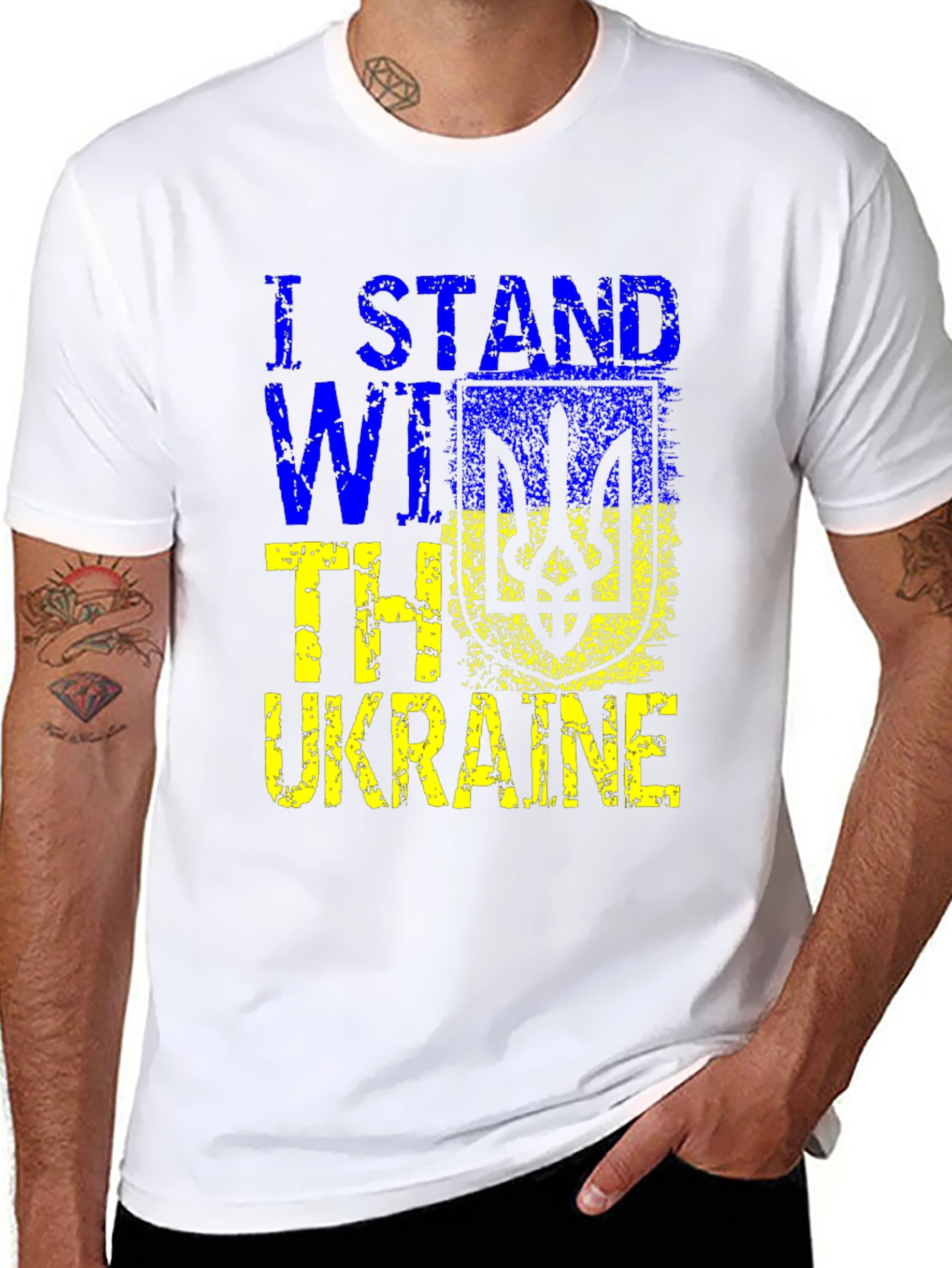 I Stand With Ukraine Graphic T-Shirt