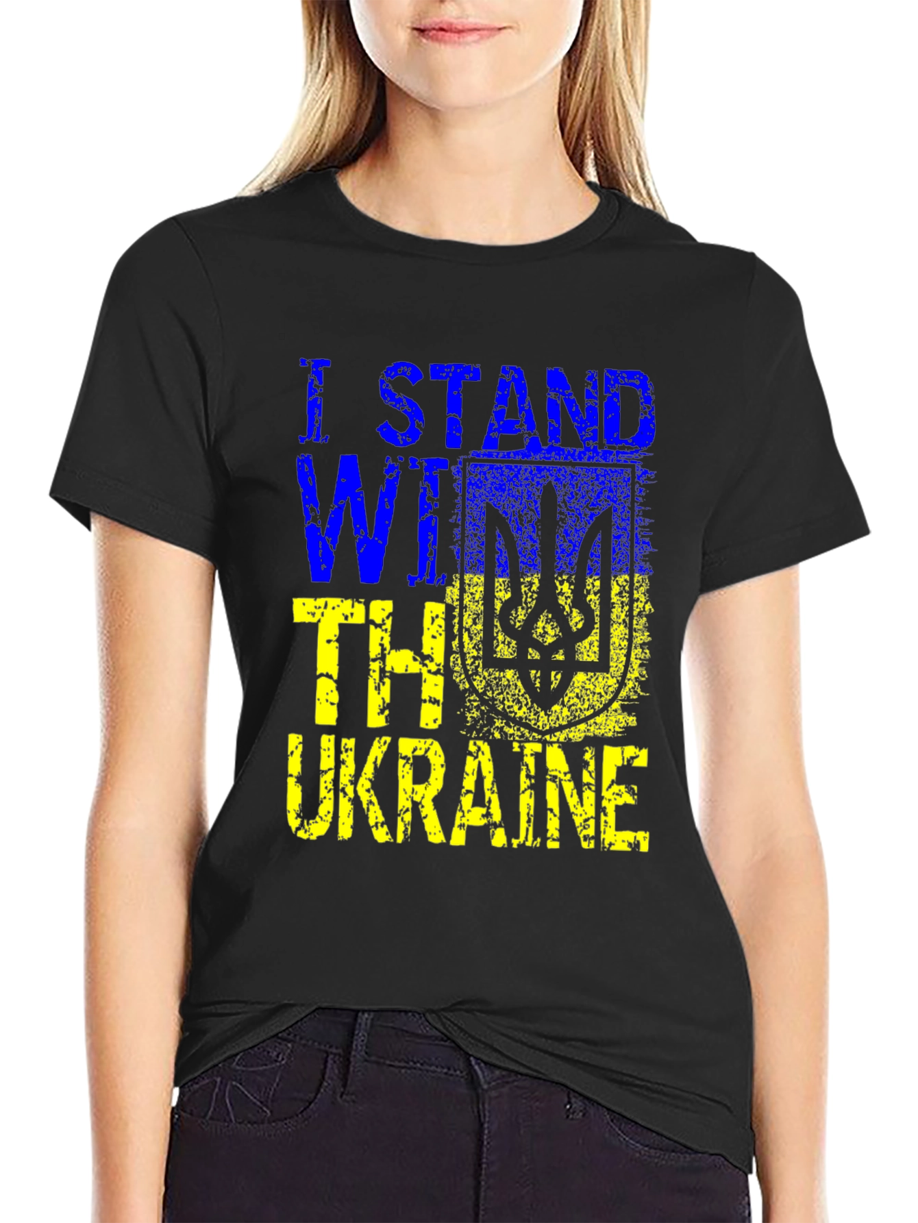 I Stand With Ukraine Graphic T-Shirt