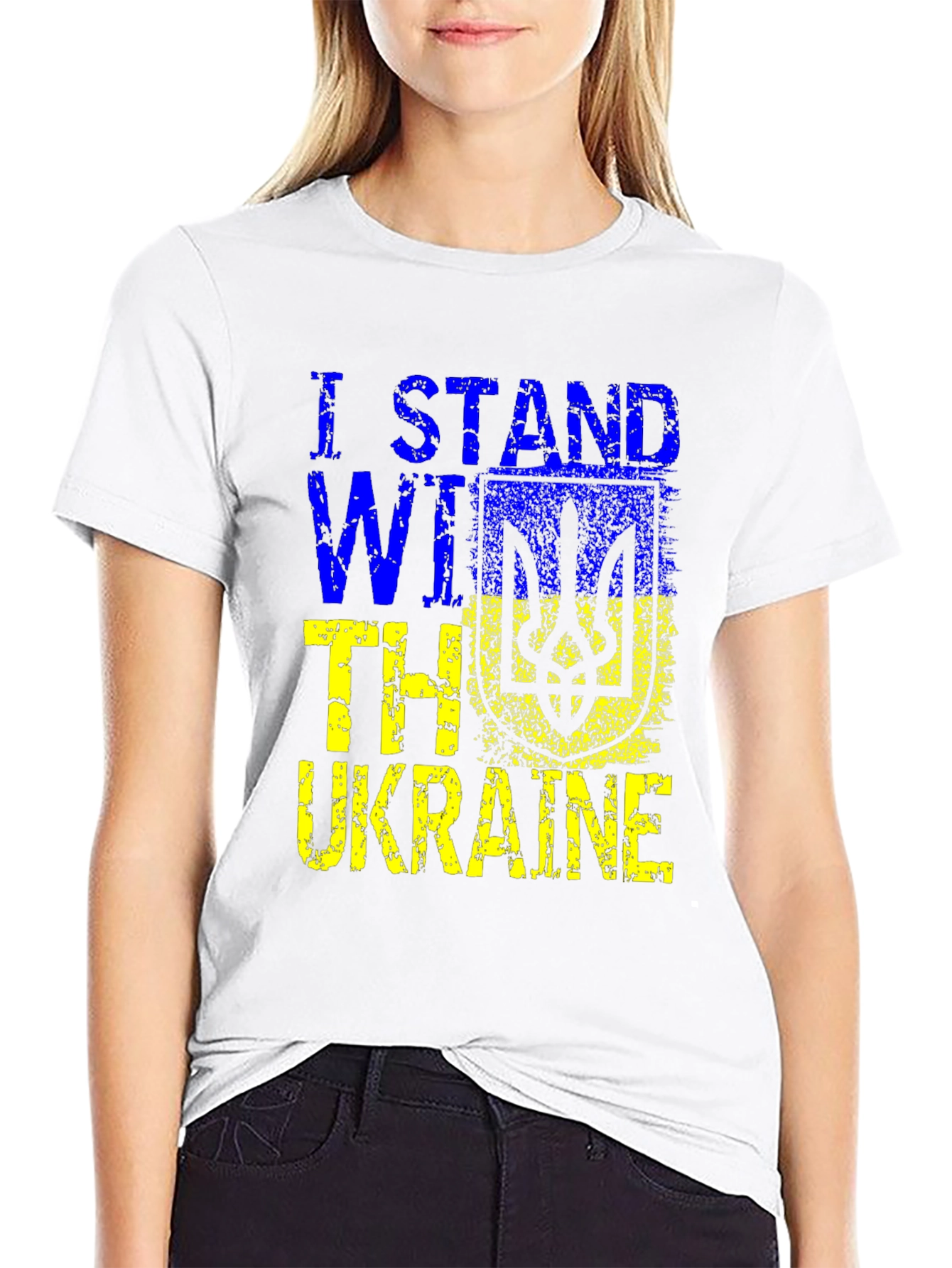 I Stand With Ukraine Graphic T-Shirt