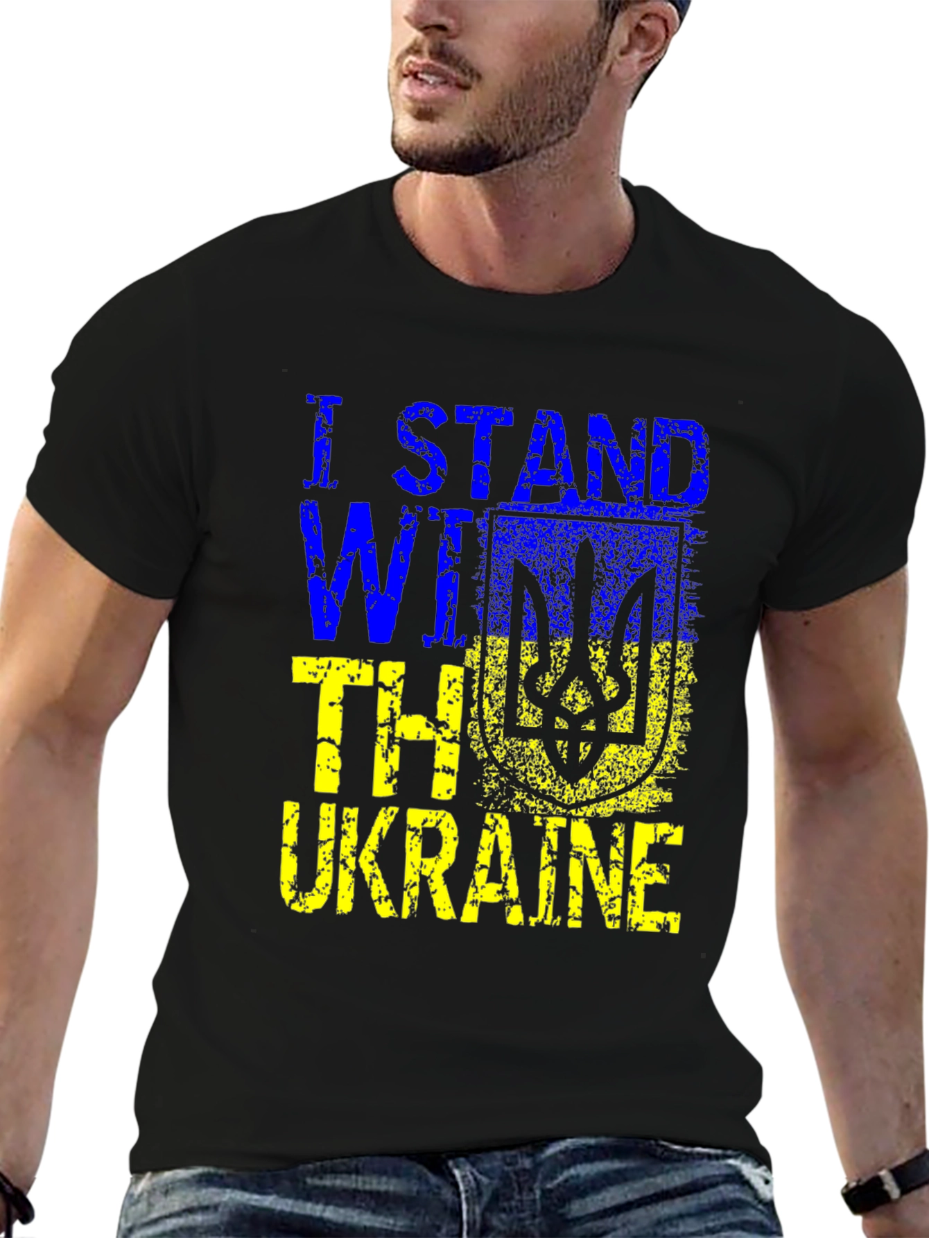 I Stand With Ukraine Graphic T-Shirt