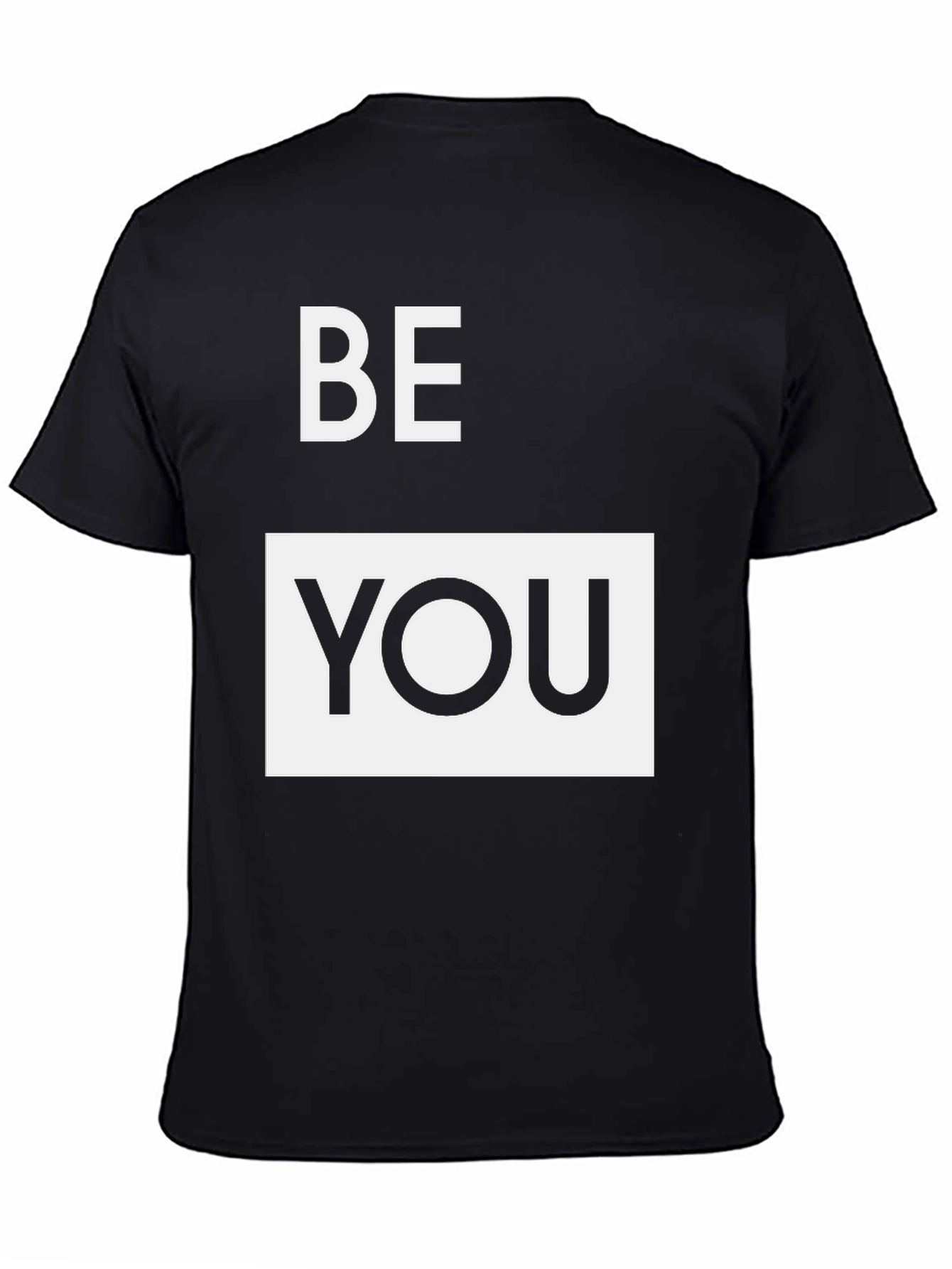Be You Graphic Tee - Stylish Black T-Shirt
