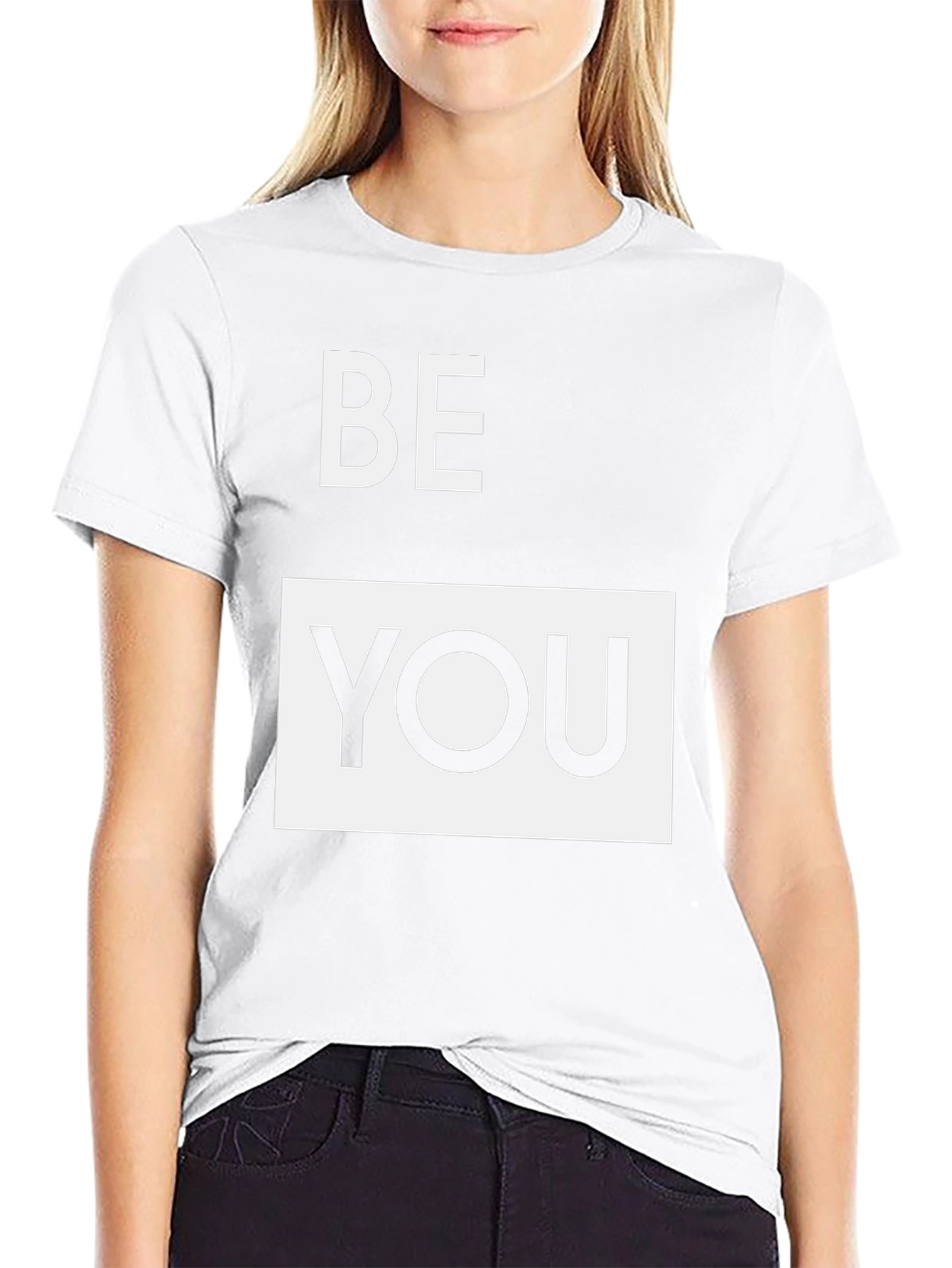 Be You Graphic Tee - Stylish Black T-Shirt