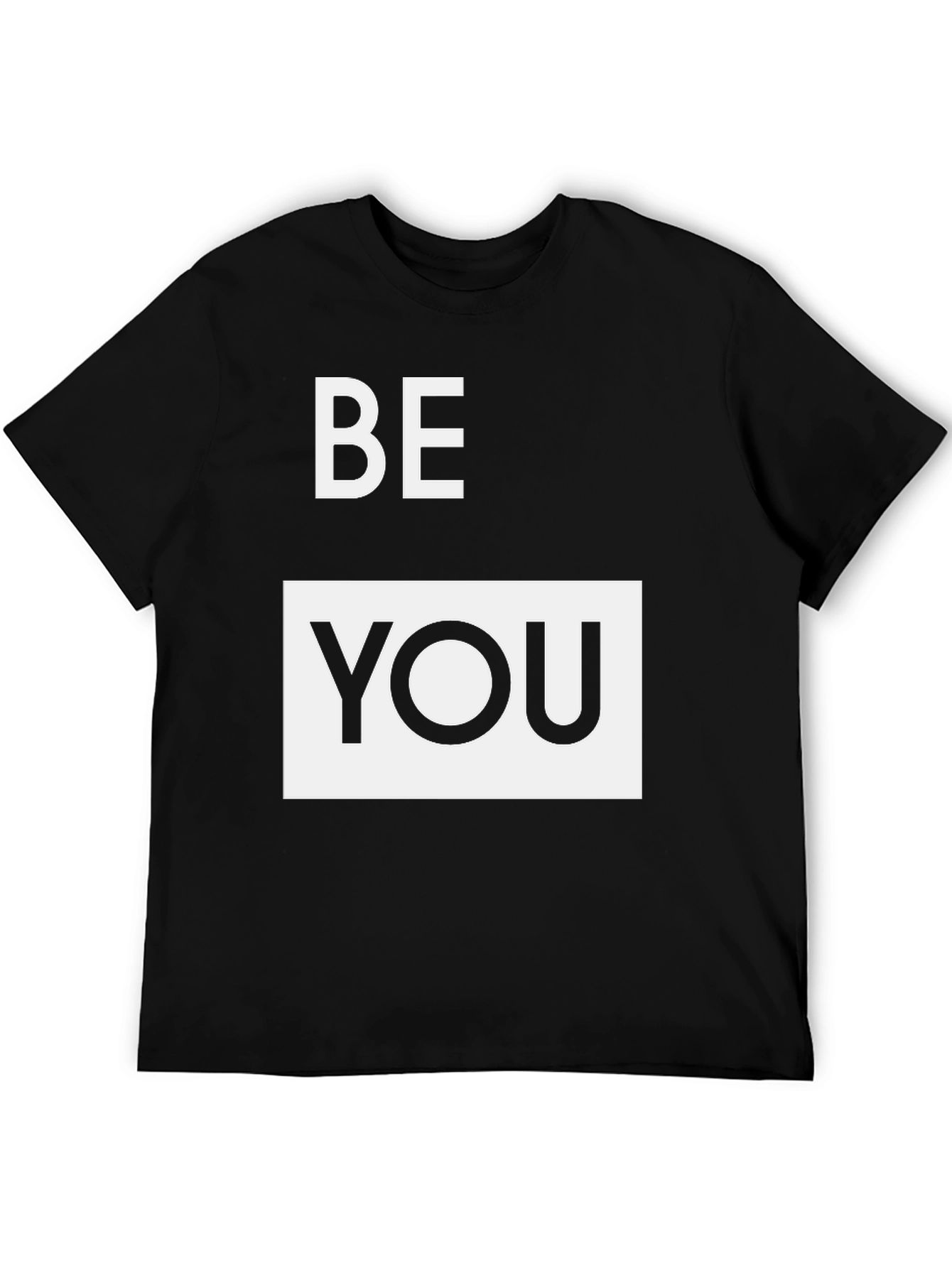 Be You Graphic Tee - Stylish Black T-Shirt