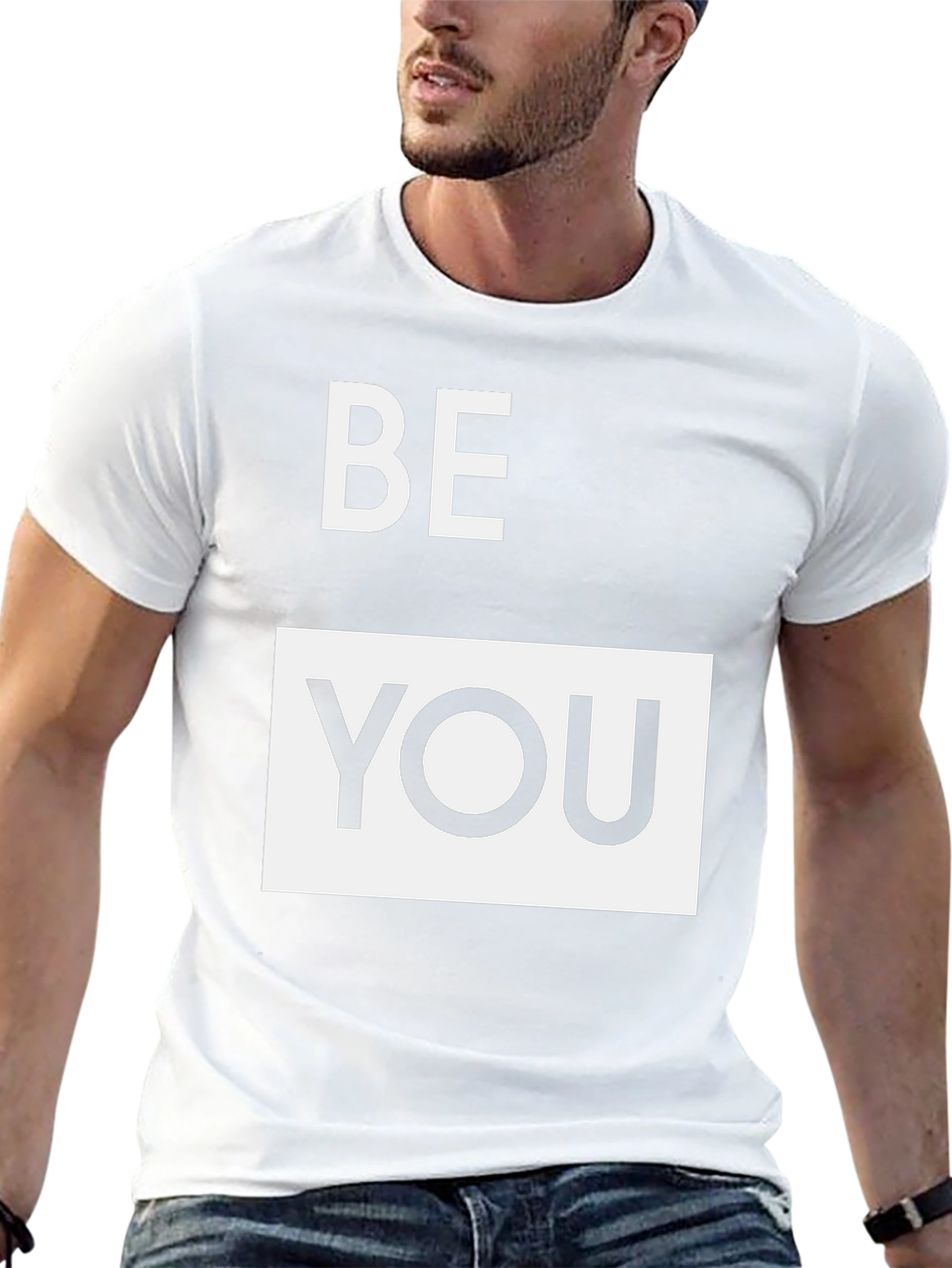 Be You Graphic Tee - Stylish Black T-Shirt