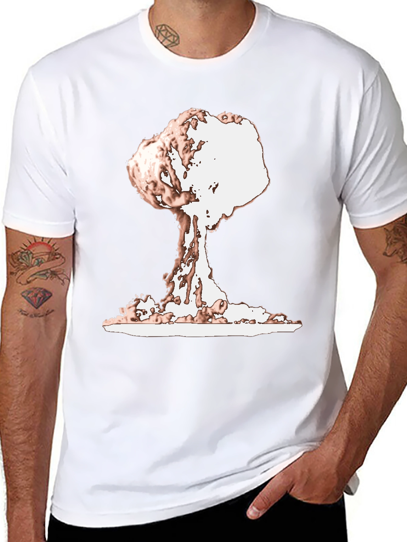Atomic Blast T-Shirt - Nuclear Explosion Design
