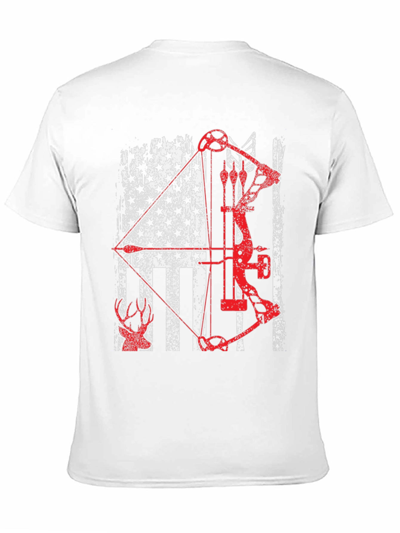 American Flag Bow Hunting T-Shirt