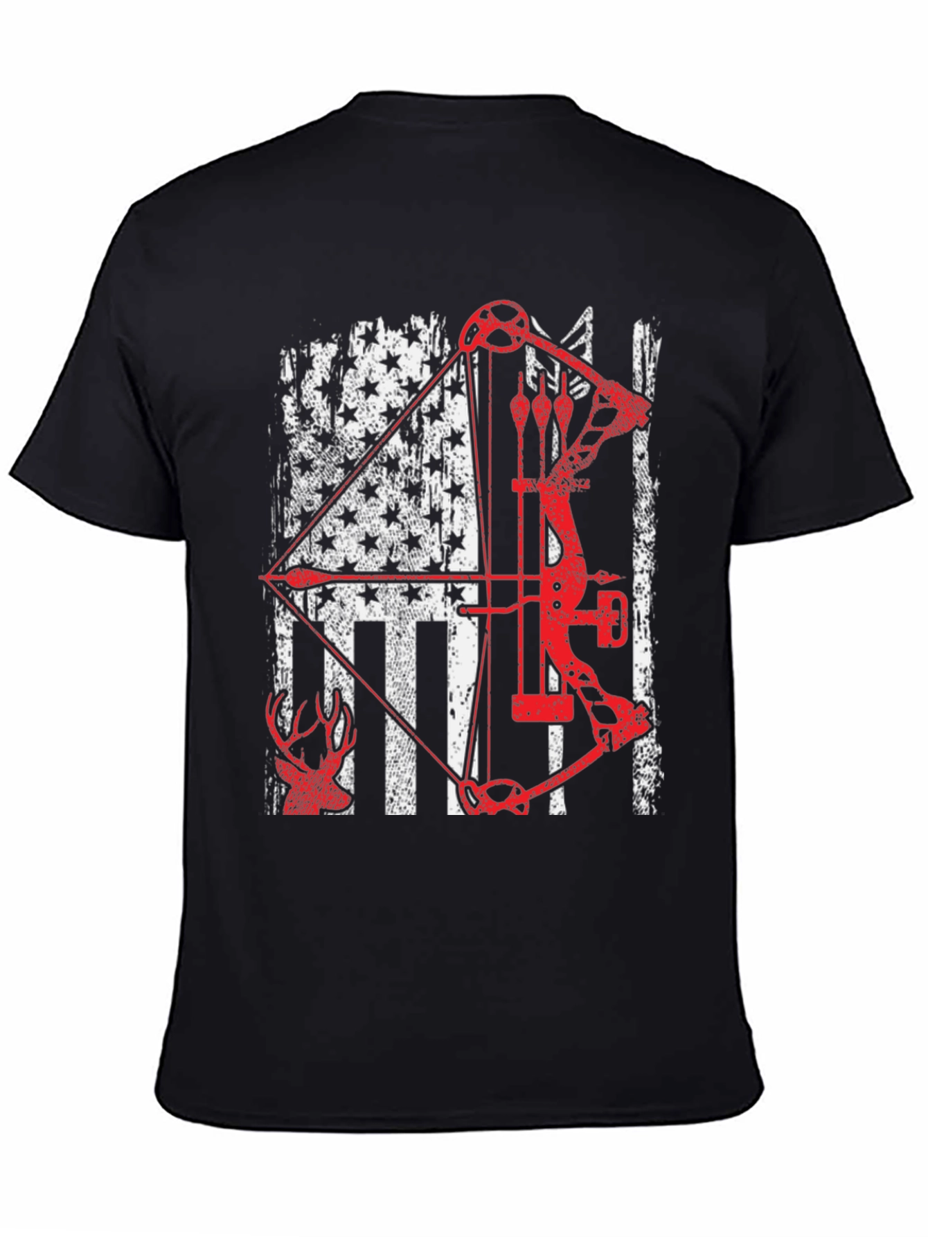 American Flag Bow Hunting T-Shirt