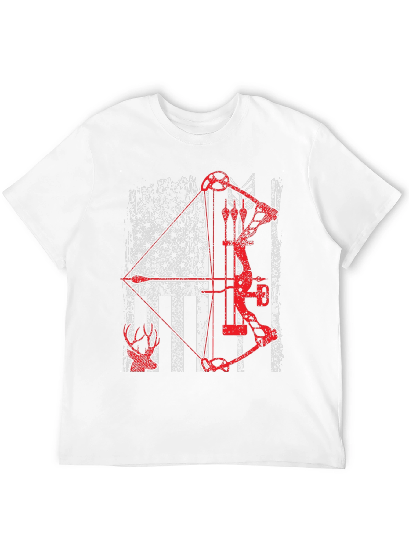 American Flag Bow Hunting T-Shirt