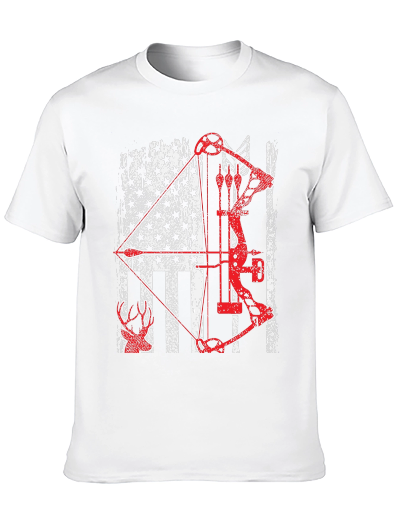 American Flag Bow Hunting T-Shirt