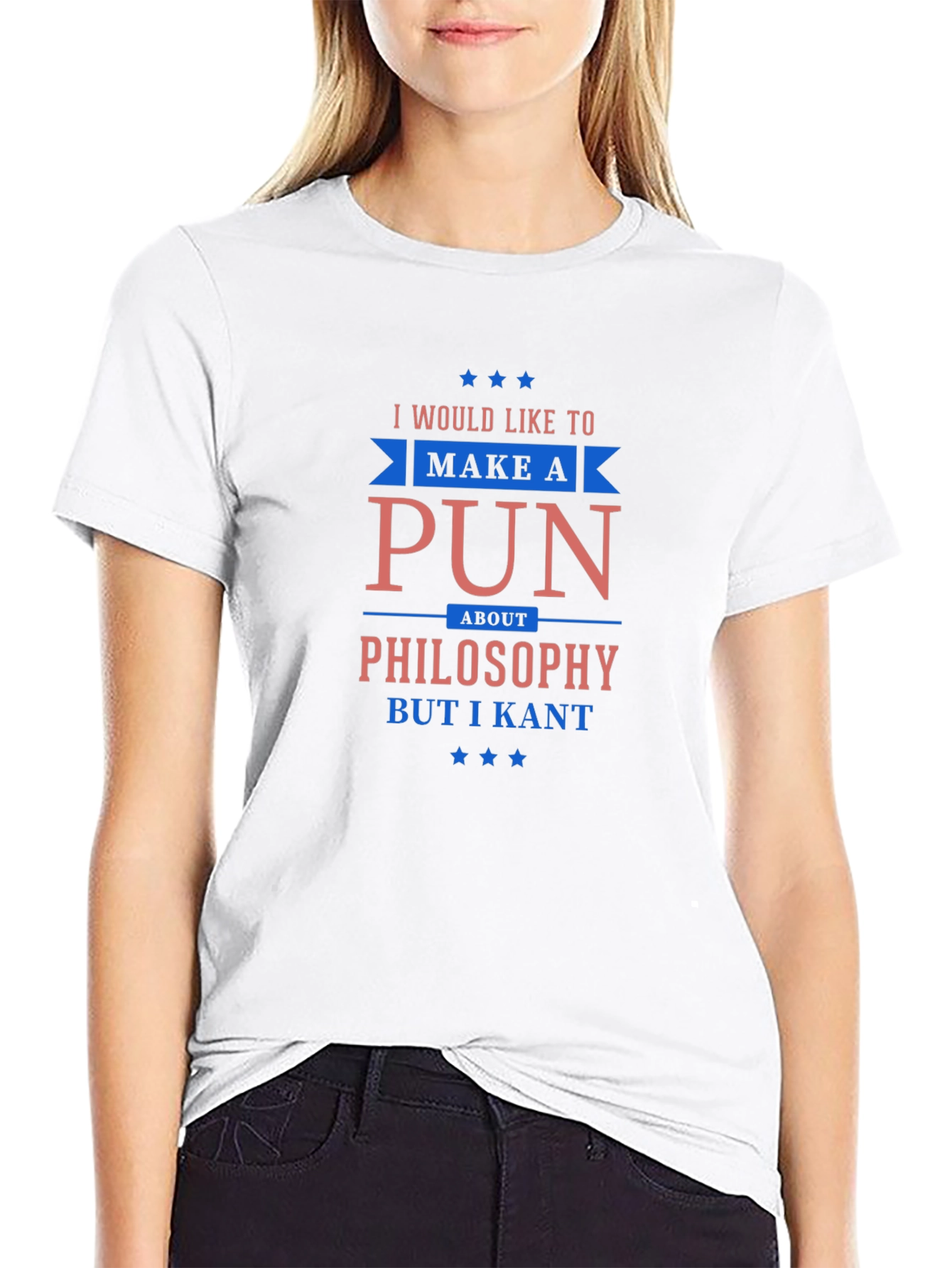 Philosophy Pun T-Shirt - I Kant Funny Tee