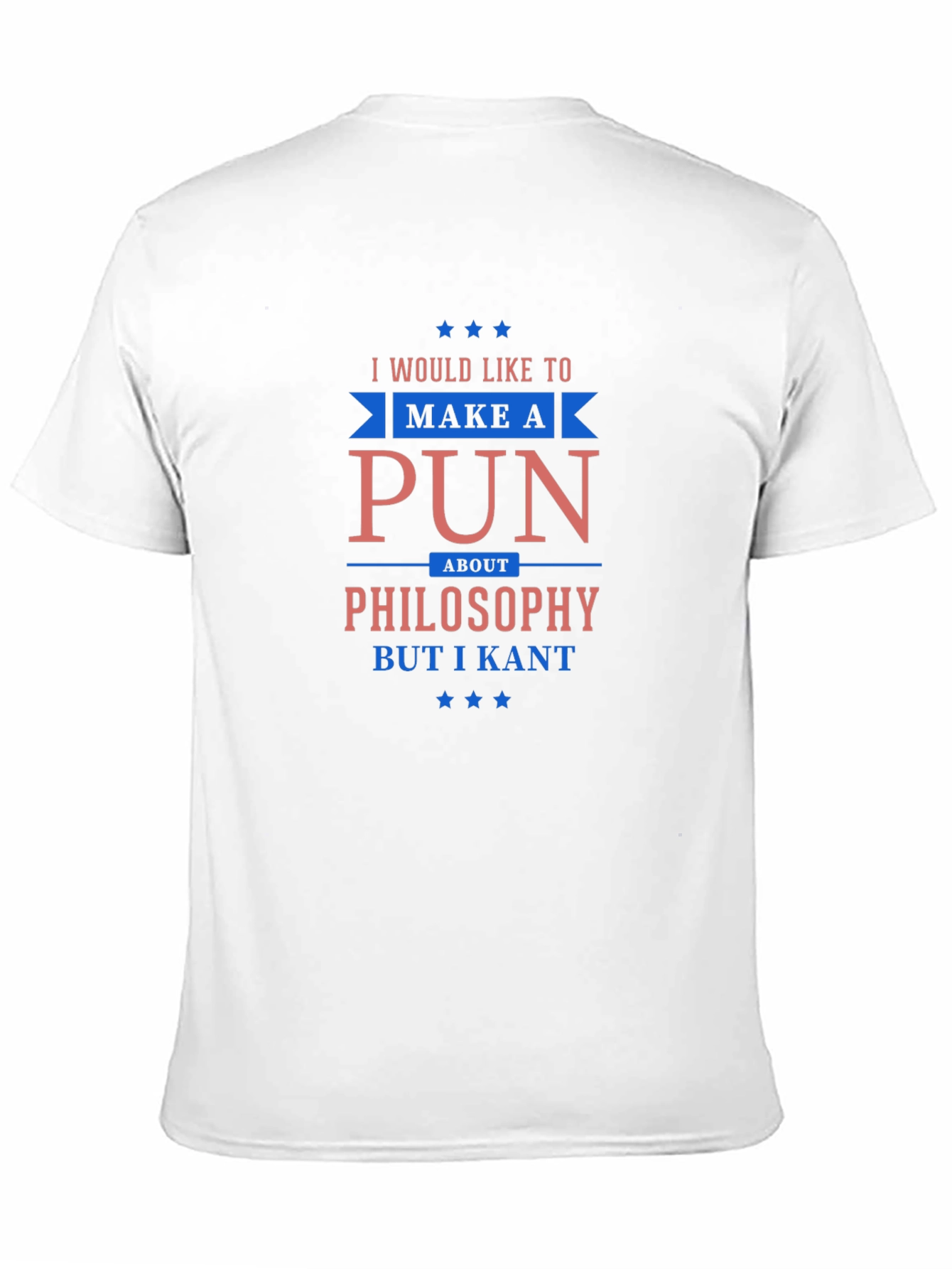 Philosophy Pun T-Shirt - I Kant Funny Tee