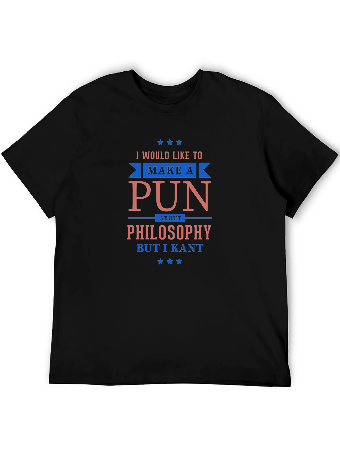 Philosophy Pun T-Shirt - I Kant Funny Tee