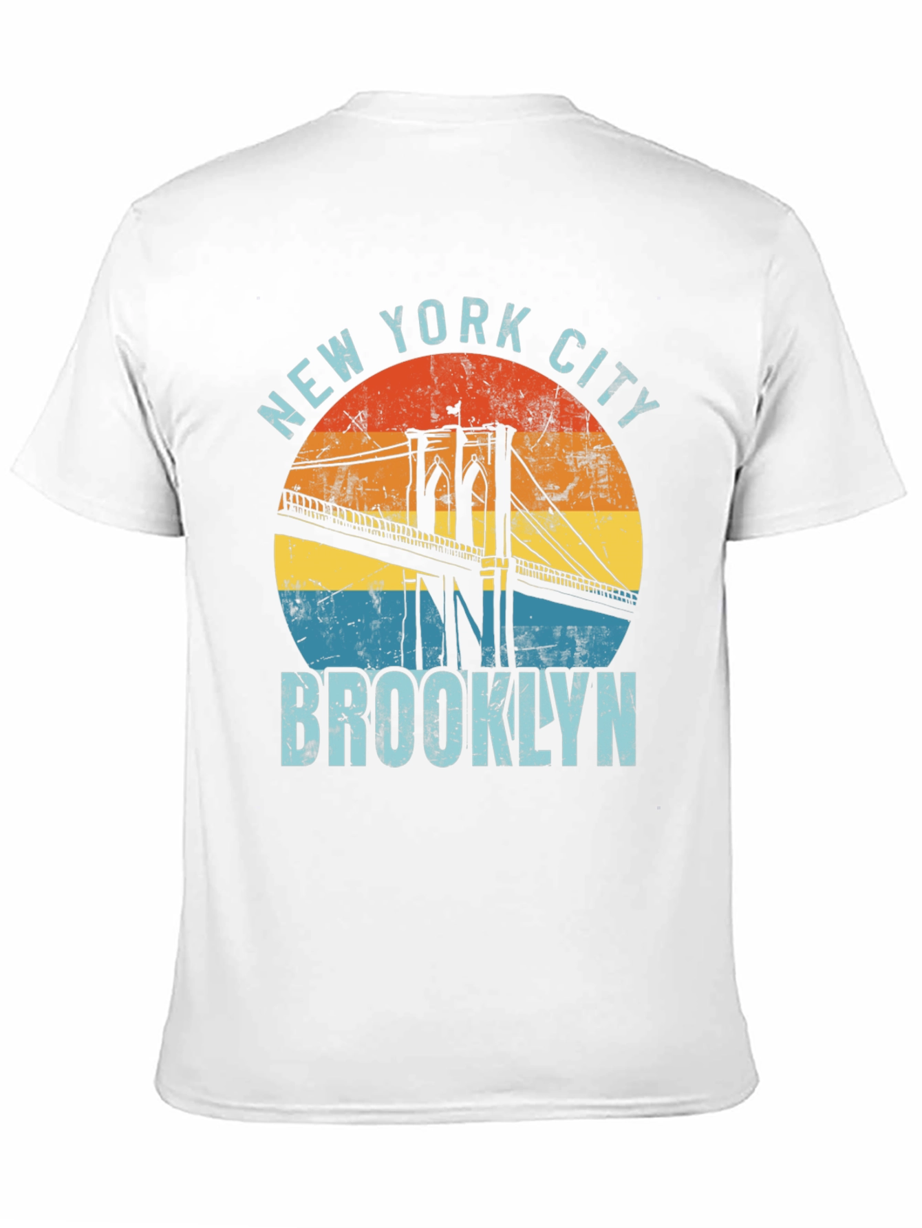 New York City Brooklyn Bridge Graphic T-Shirt