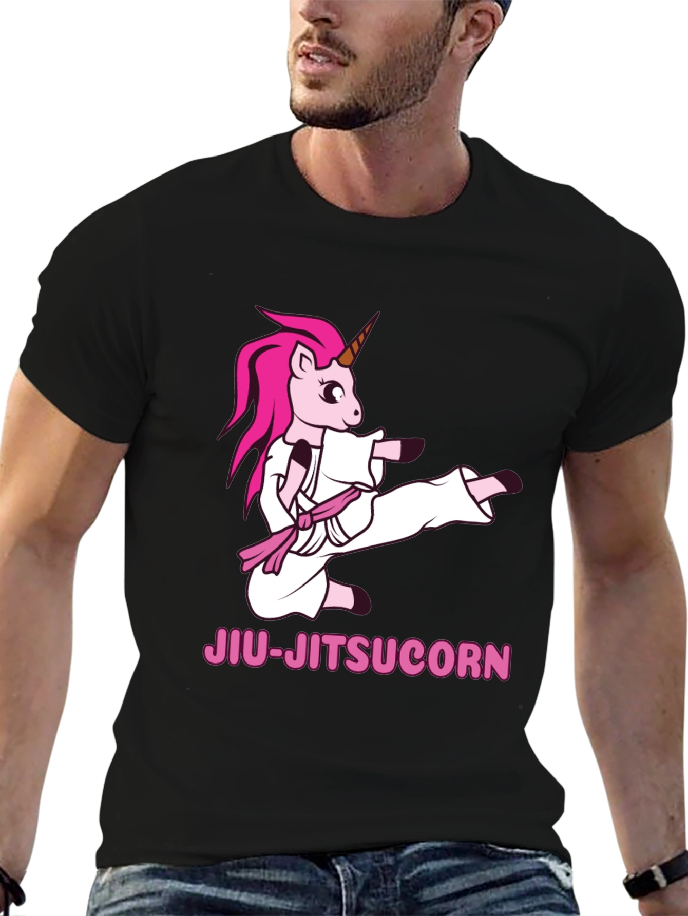 Jiu-Jitsucorn Black T-Shirt