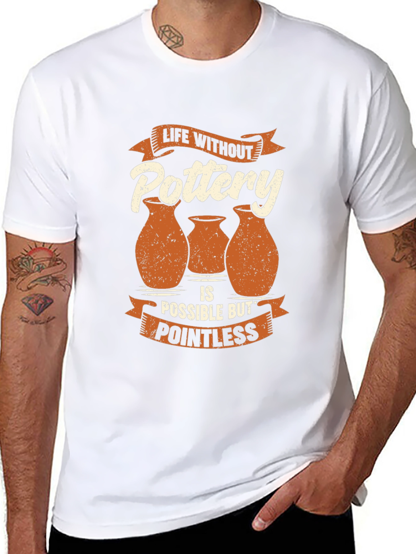 Pottery Lovers T-Shirt - Life Without Pottery