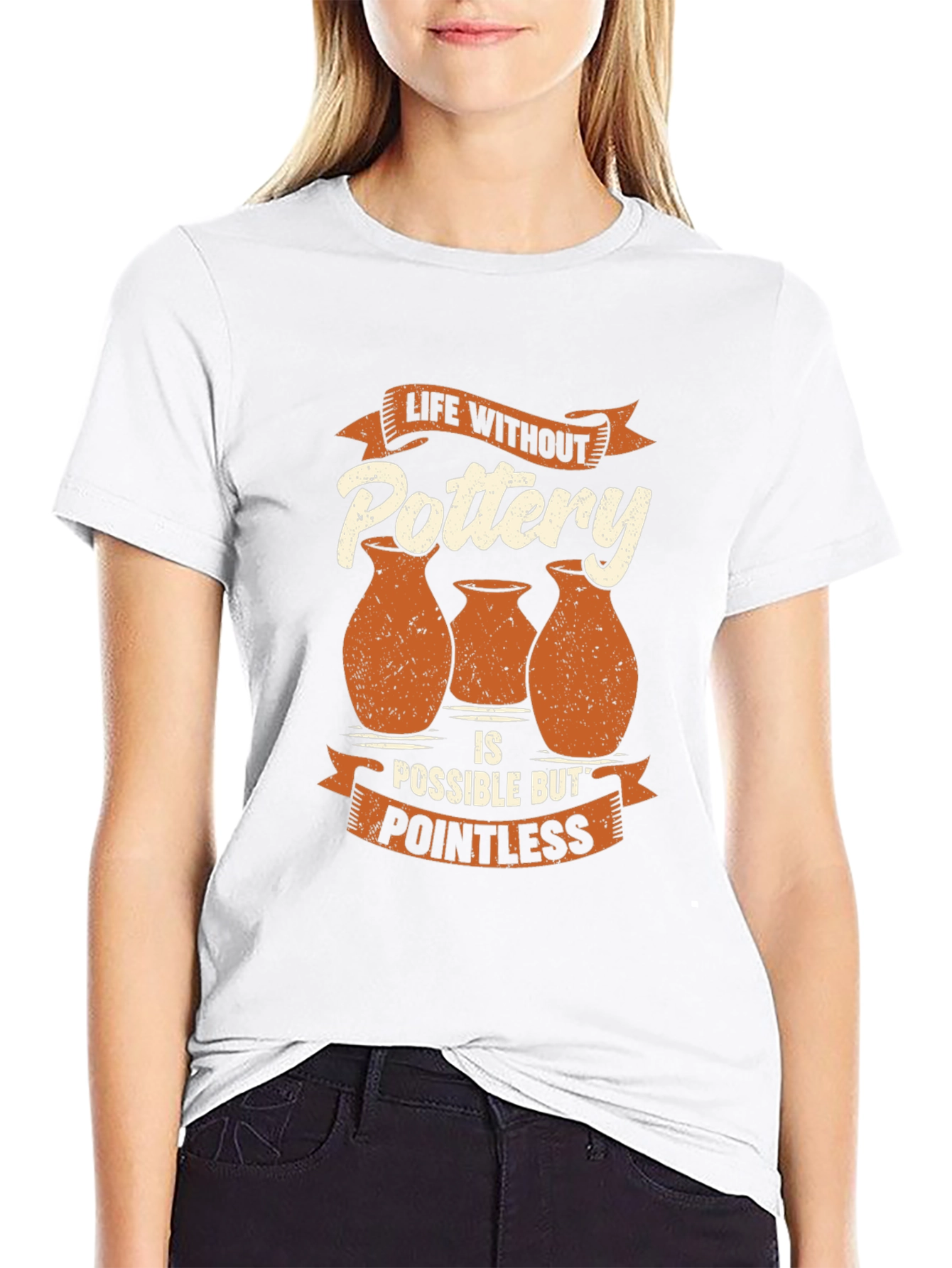 Pottery Lovers T-Shirt - Life Without Pottery