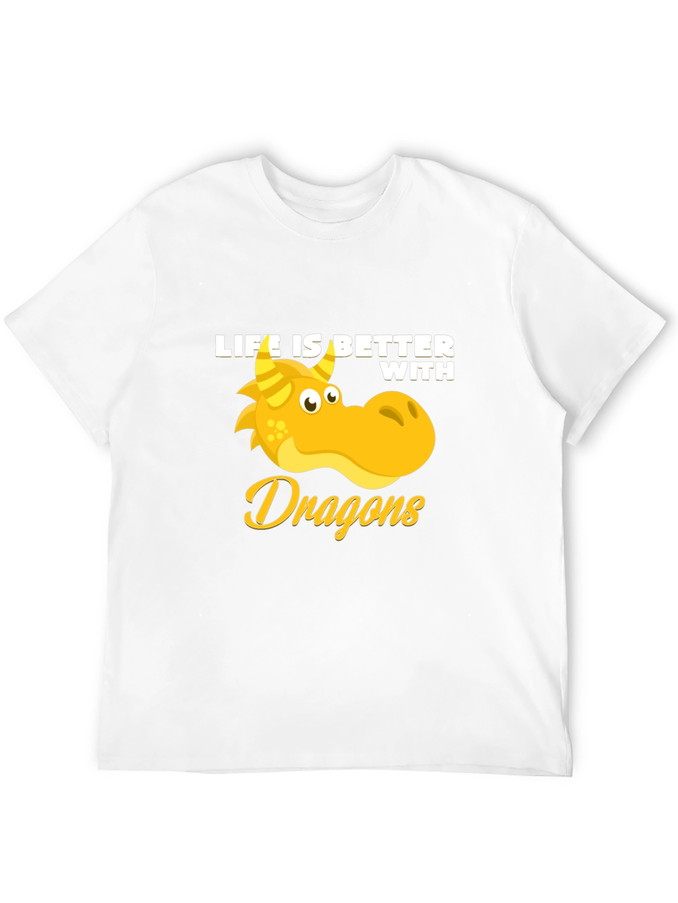 Life is Better with Dragons T-Shirt - Black
