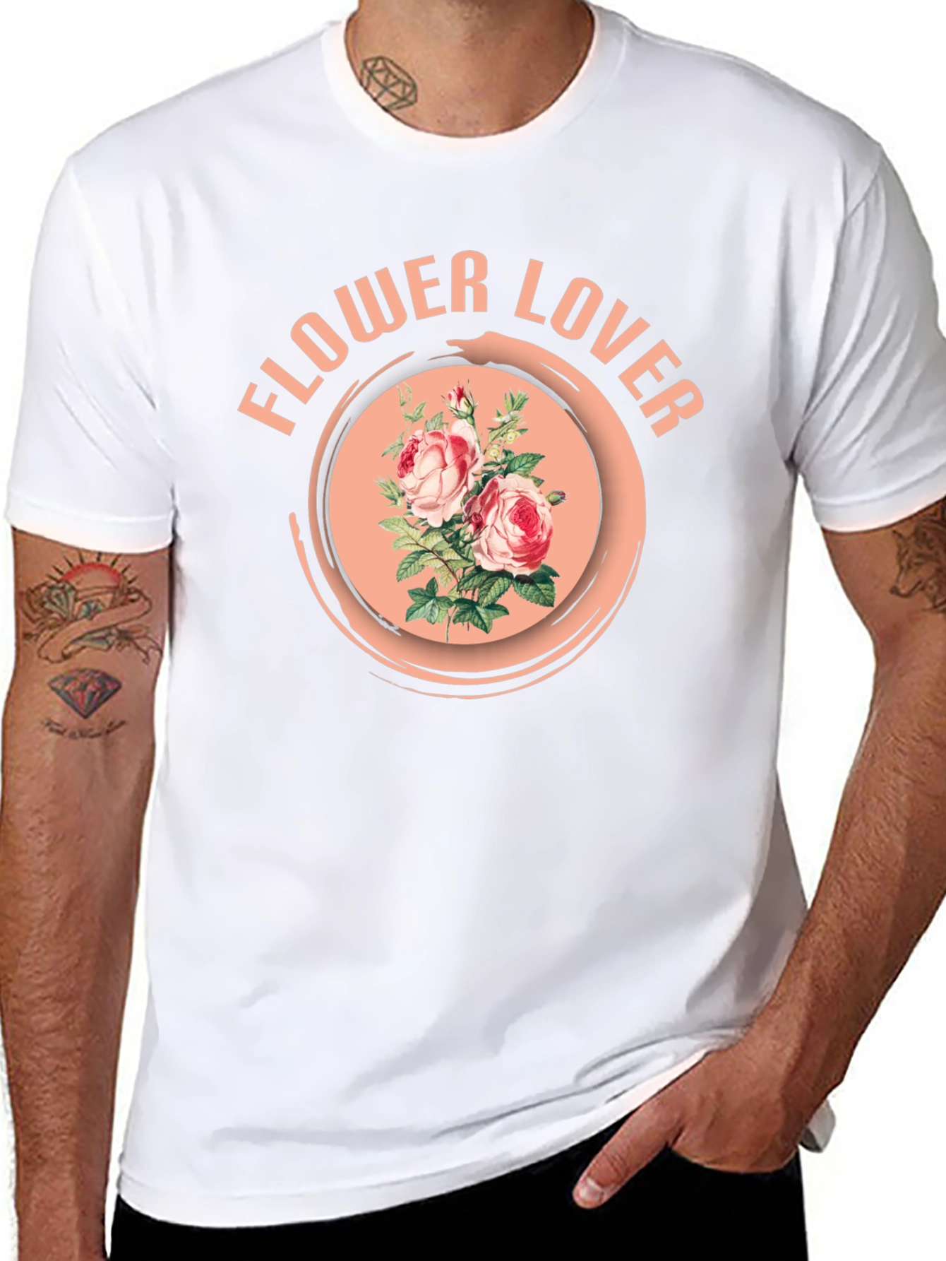 Flower Lover T-Shirt - Floral Design