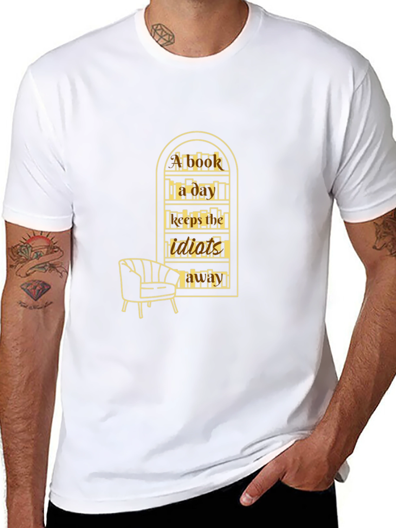 Book Lovers Tee - Read a Book a Day!