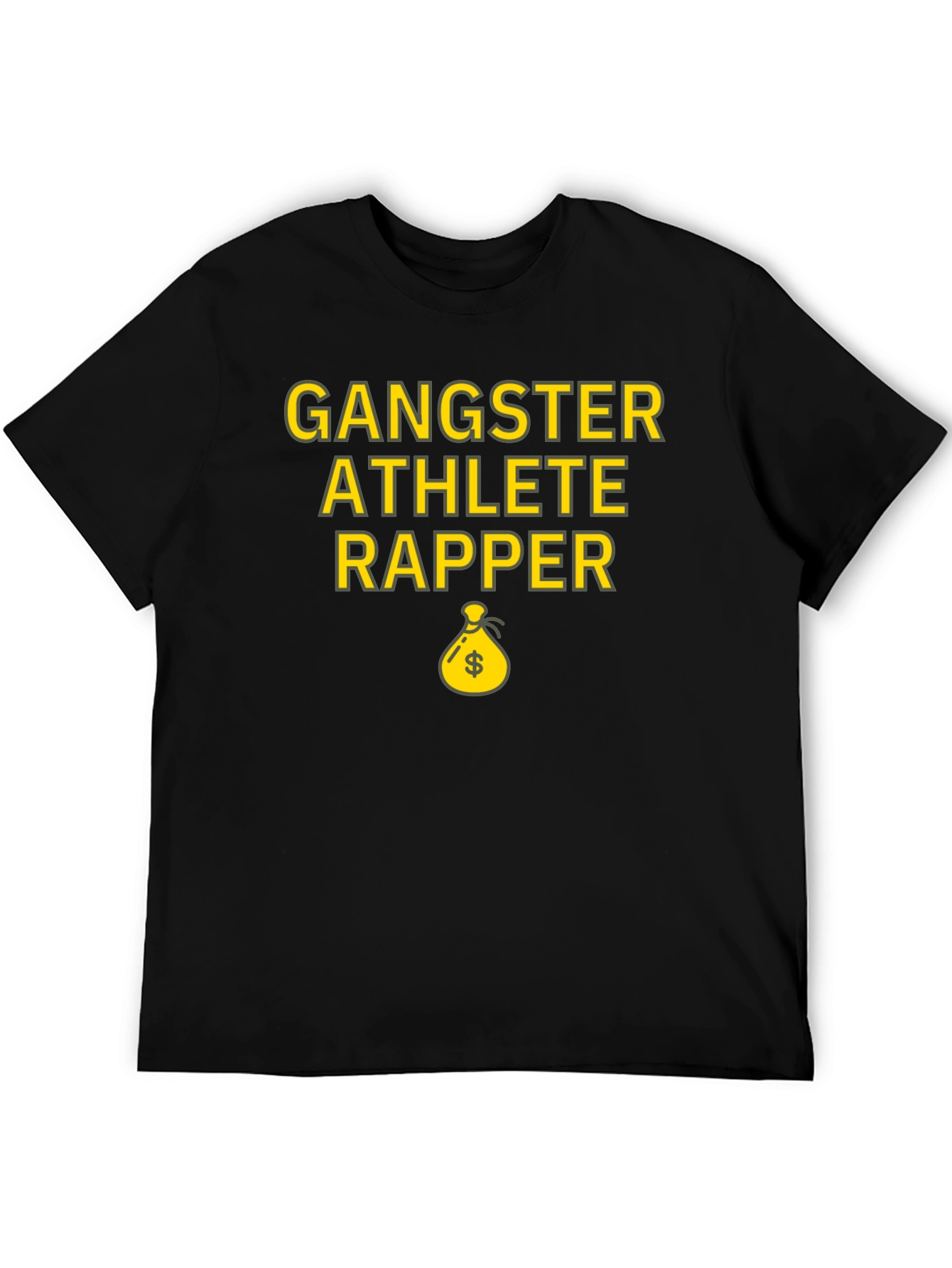 Gangster Athlete Rapper Graphic T-Shirt
