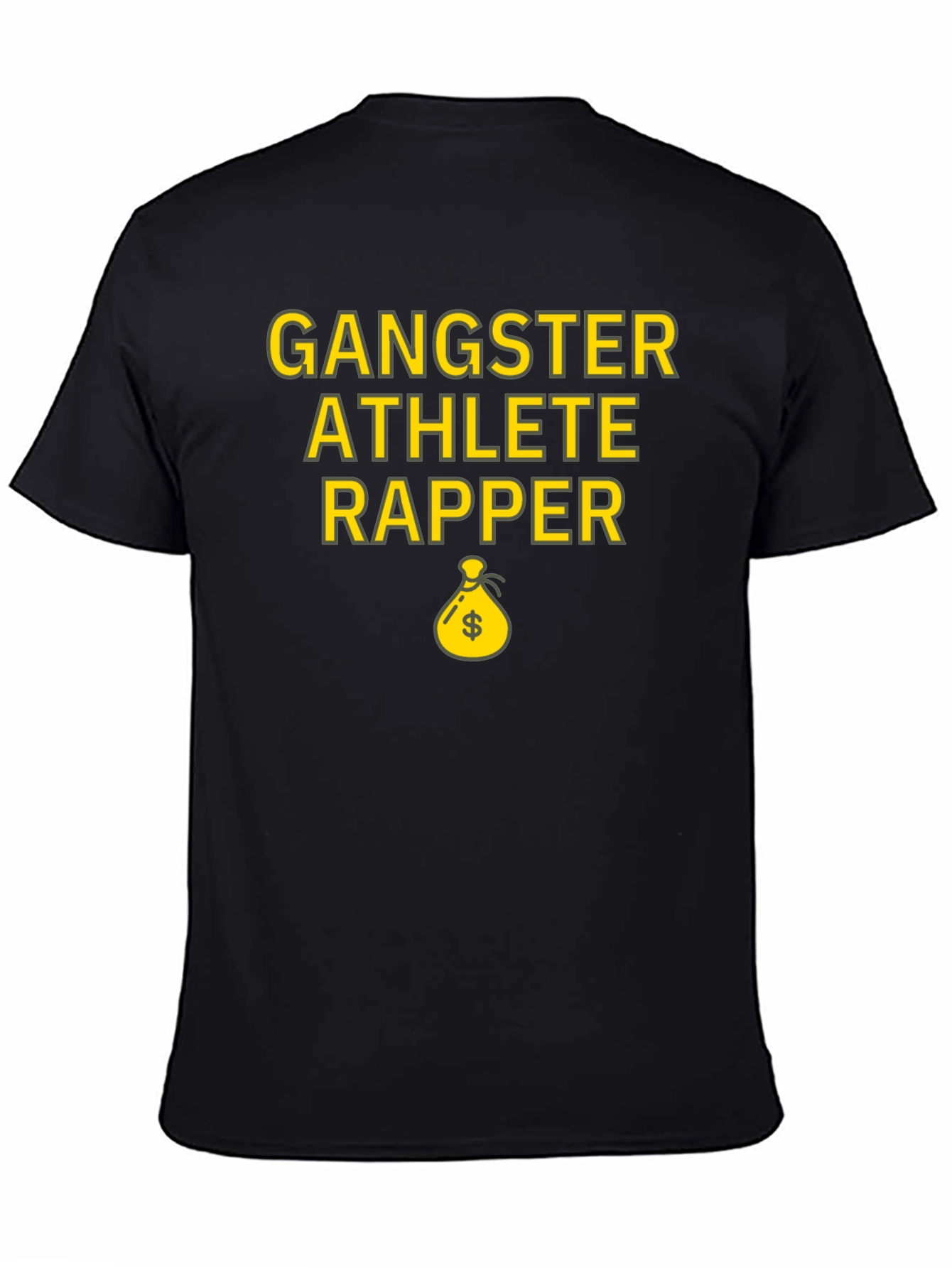 Gangster Athlete Rapper Graphic T-Shirt