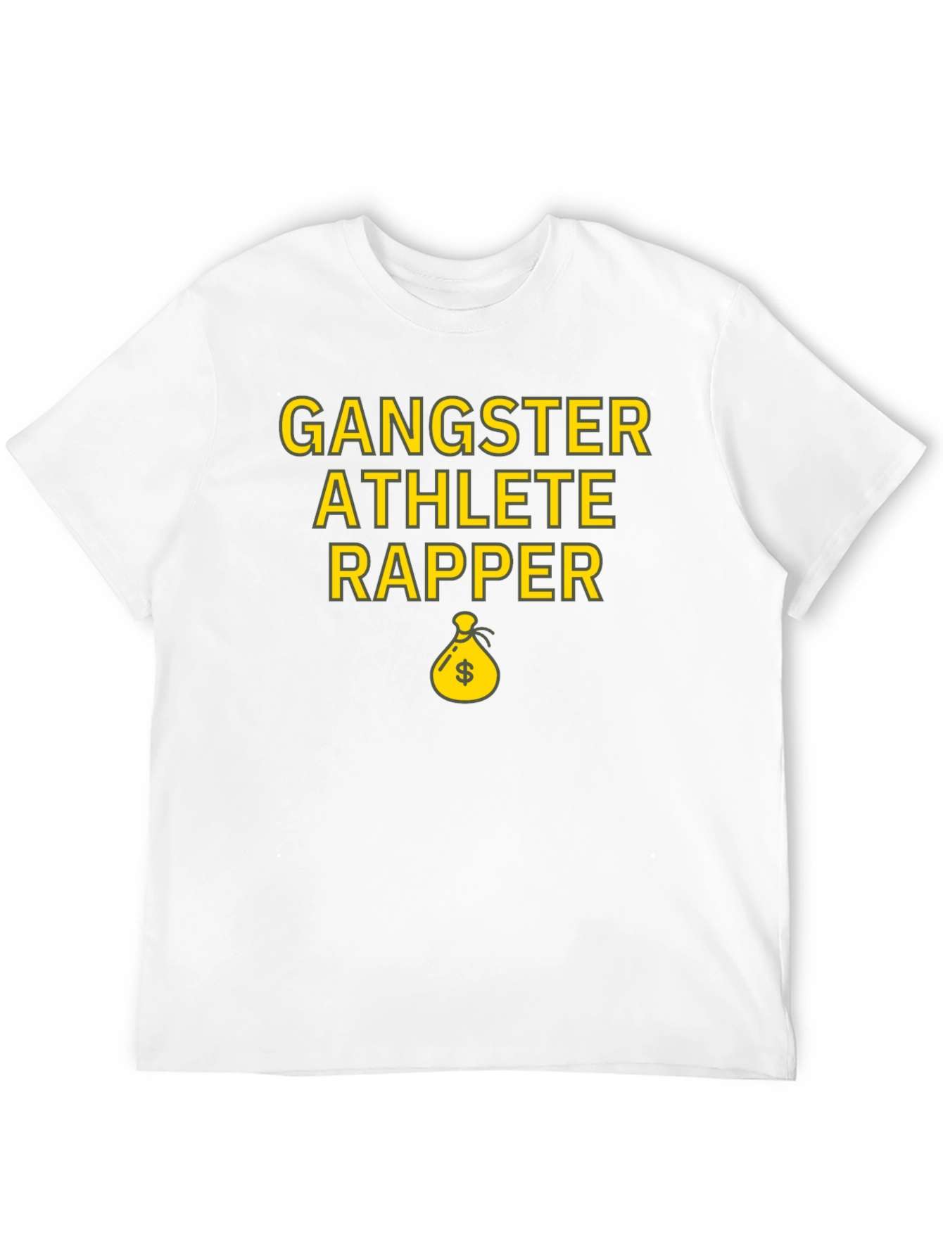 Gangster Athlete Rapper Graphic T-Shirt
