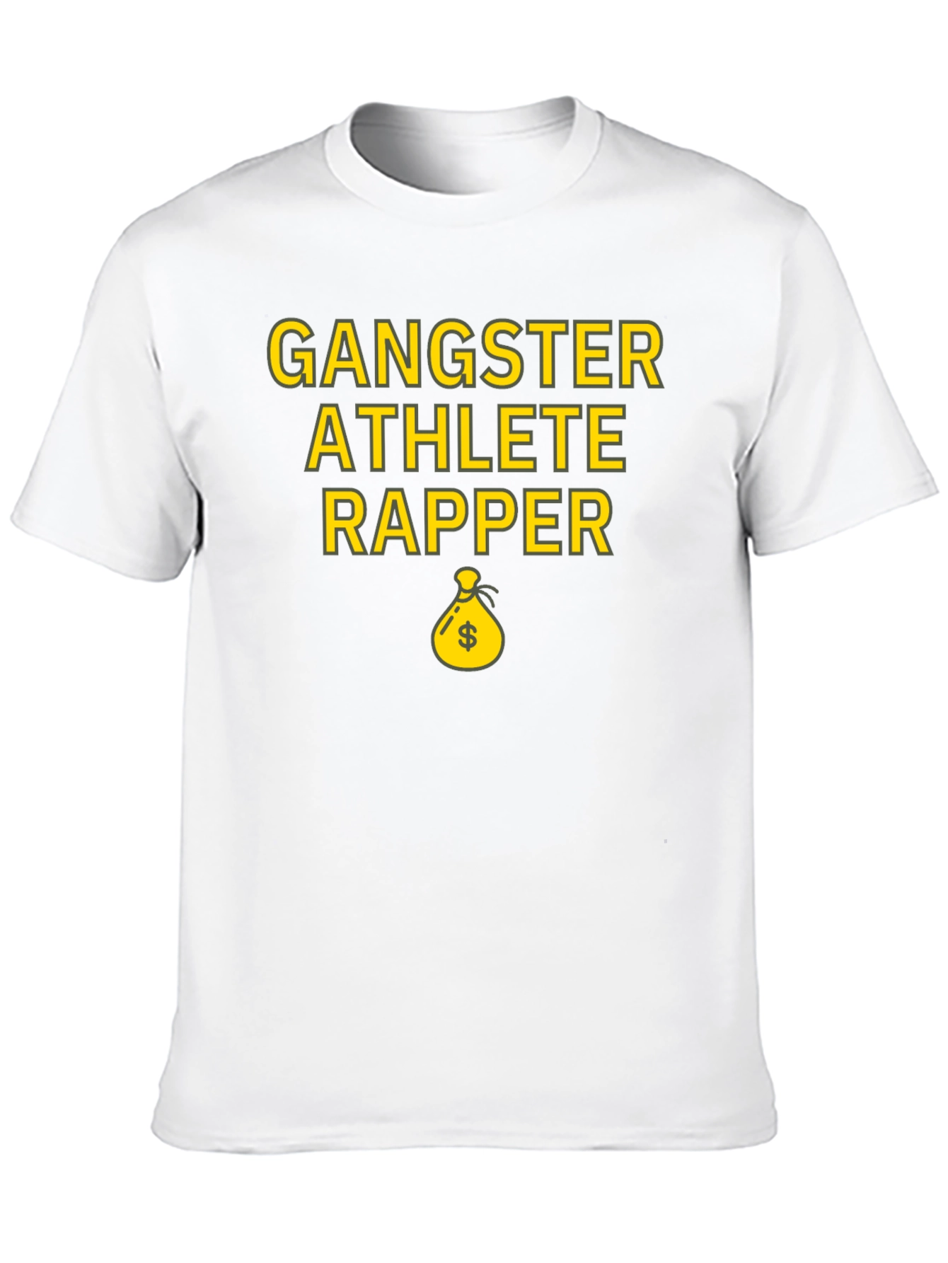 Gangster Athlete Rapper Graphic T-Shirt