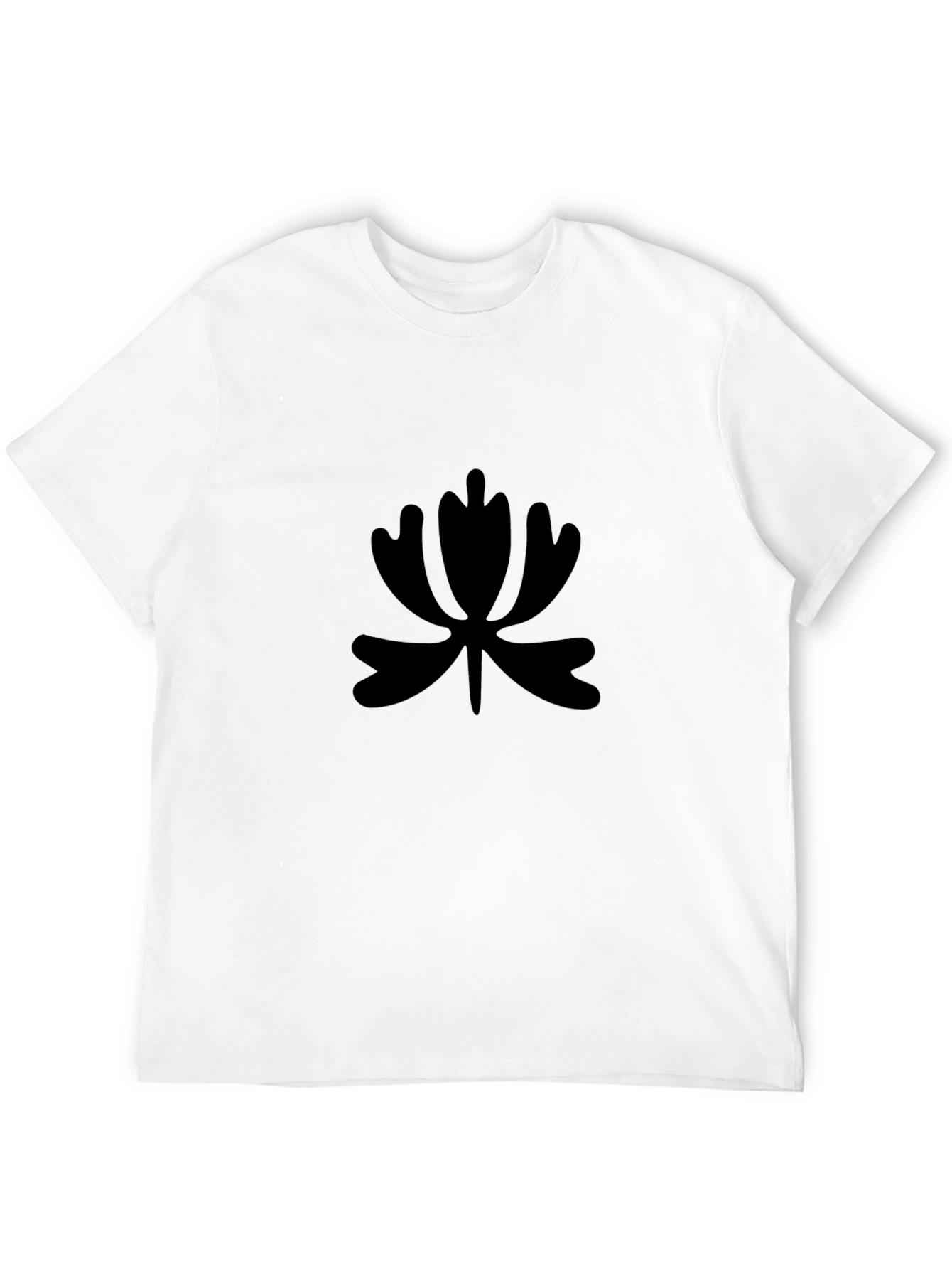 Modern Black Graphic Tee - Minimalist Design