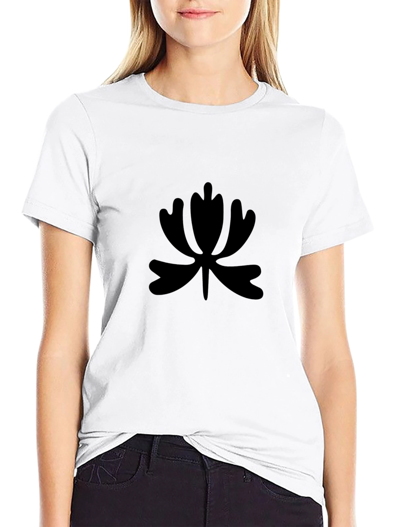 Modern Black Graphic Tee - Minimalist Design