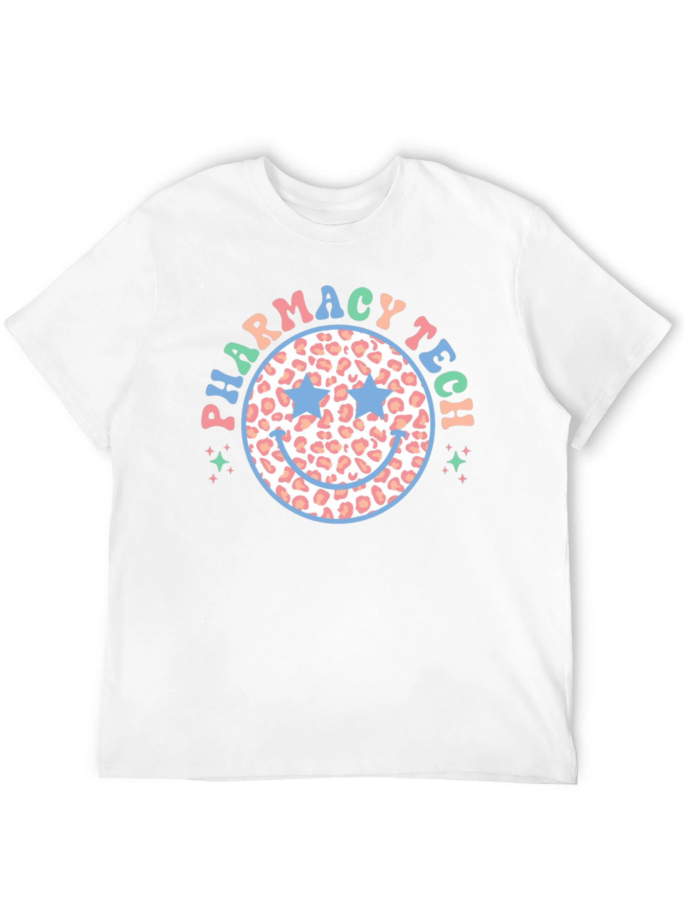 Pharmacy Tech Smiley Face T-Shirt