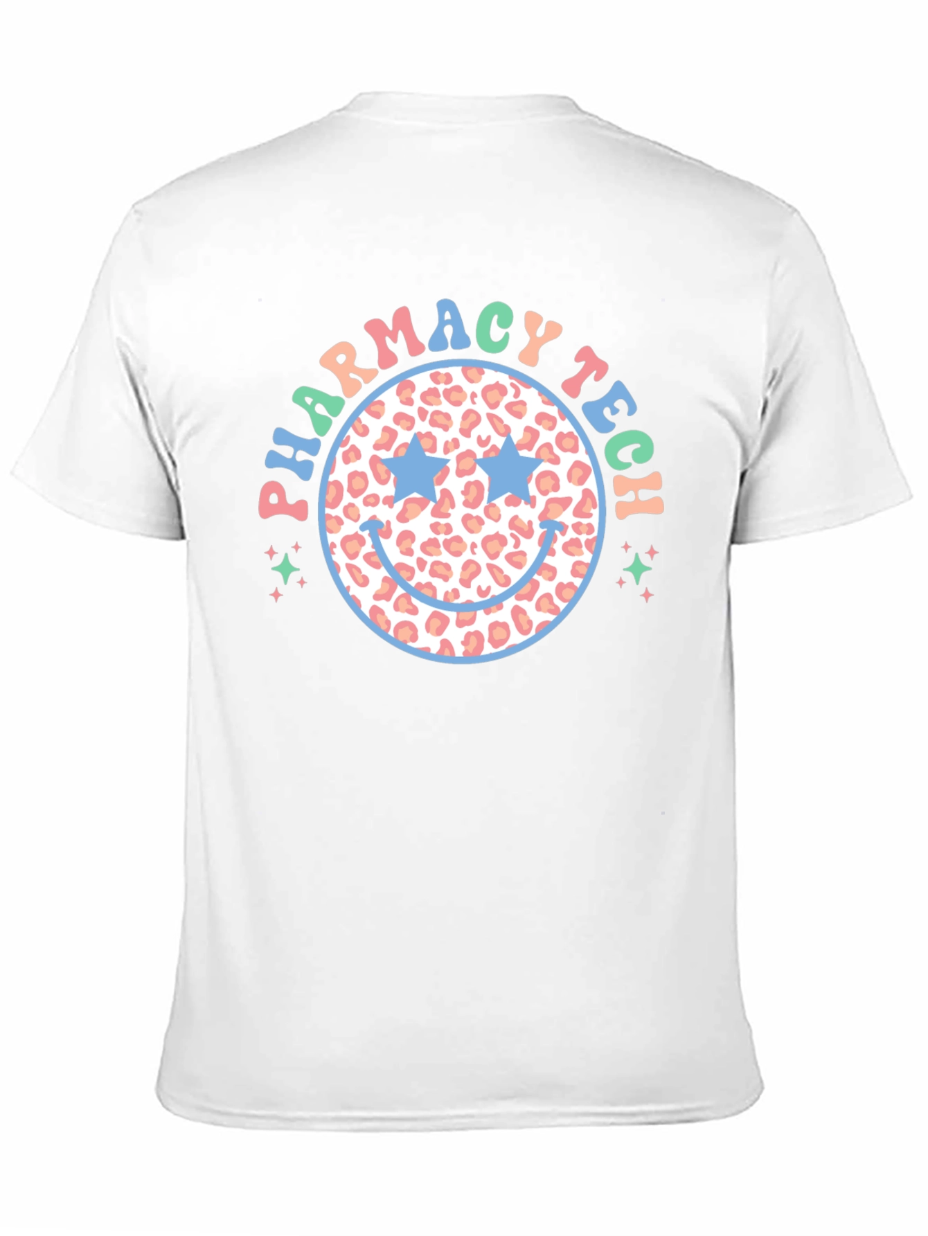 Pharmacy Tech Smiley Face T-Shirt