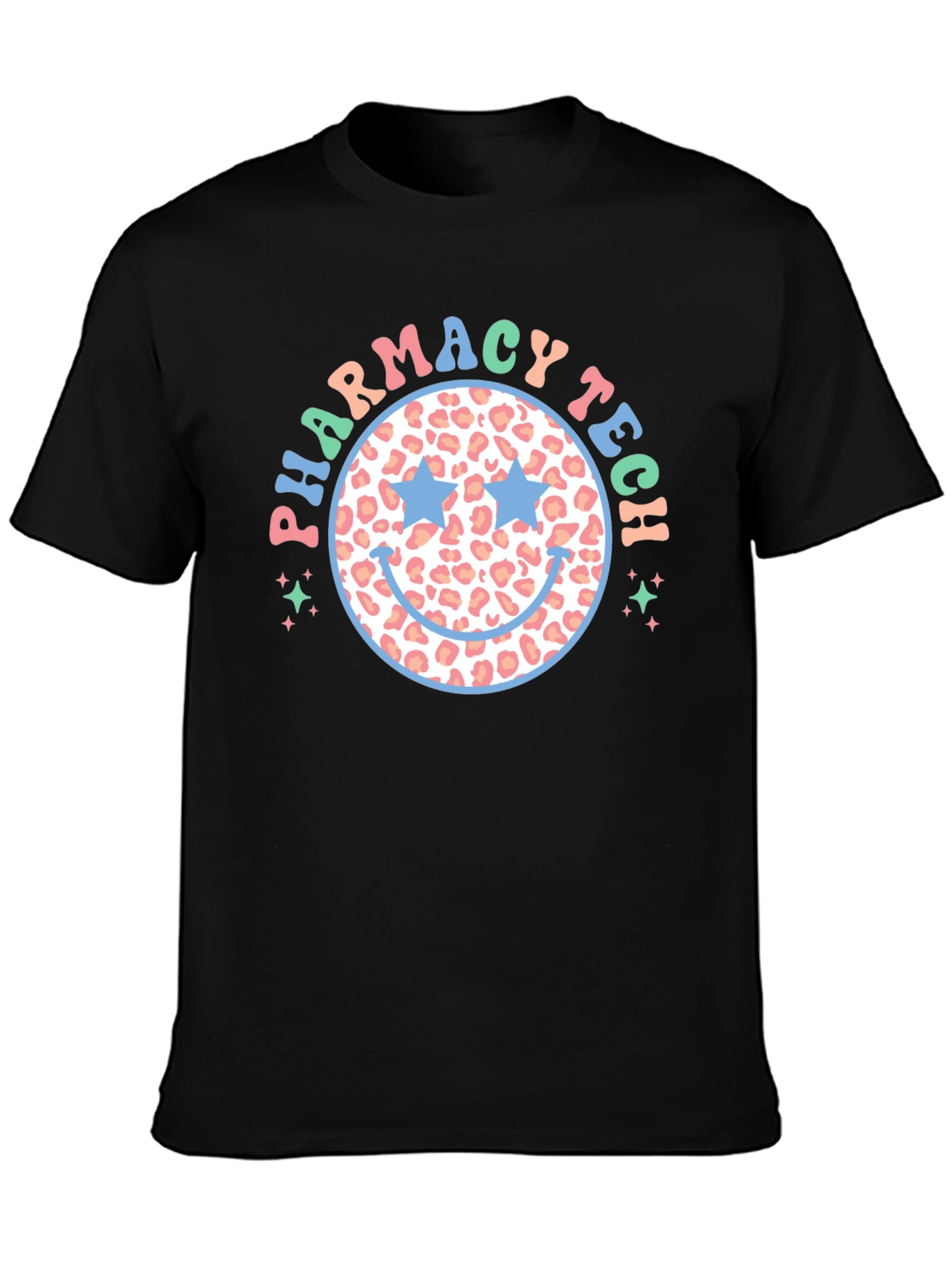Pharmacy Tech Smiley Face T-Shirt