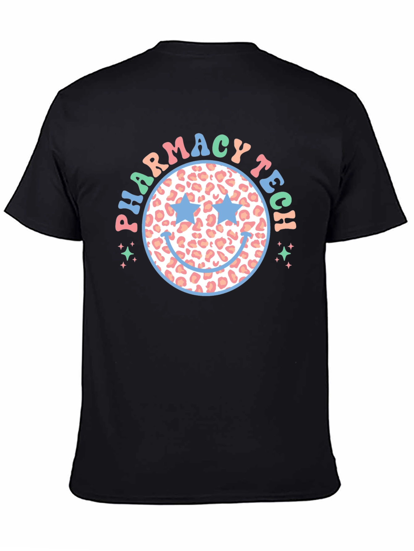 Pharmacy Tech Smiley Face T-Shirt