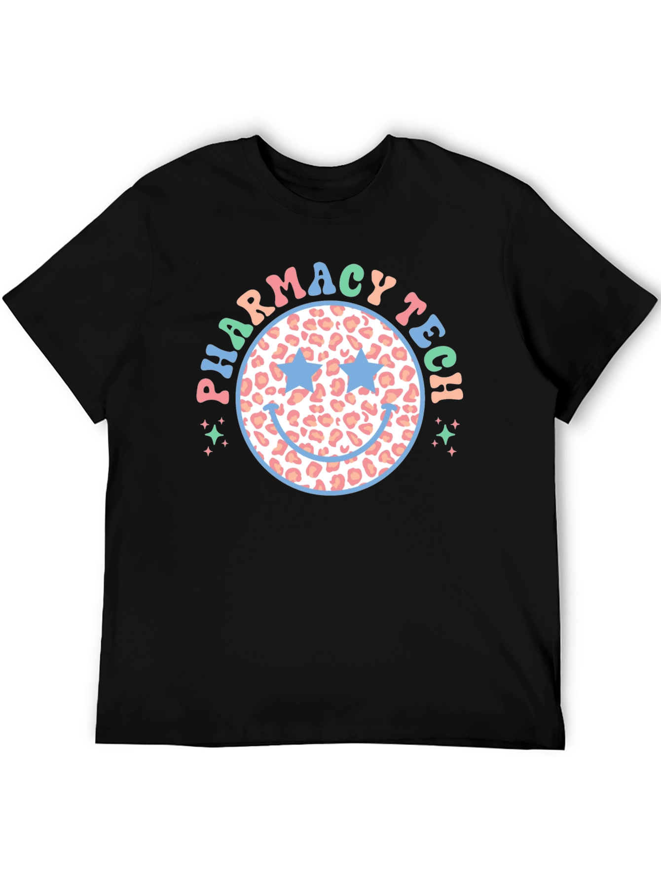 Pharmacy Tech Smiley Face T-Shirt