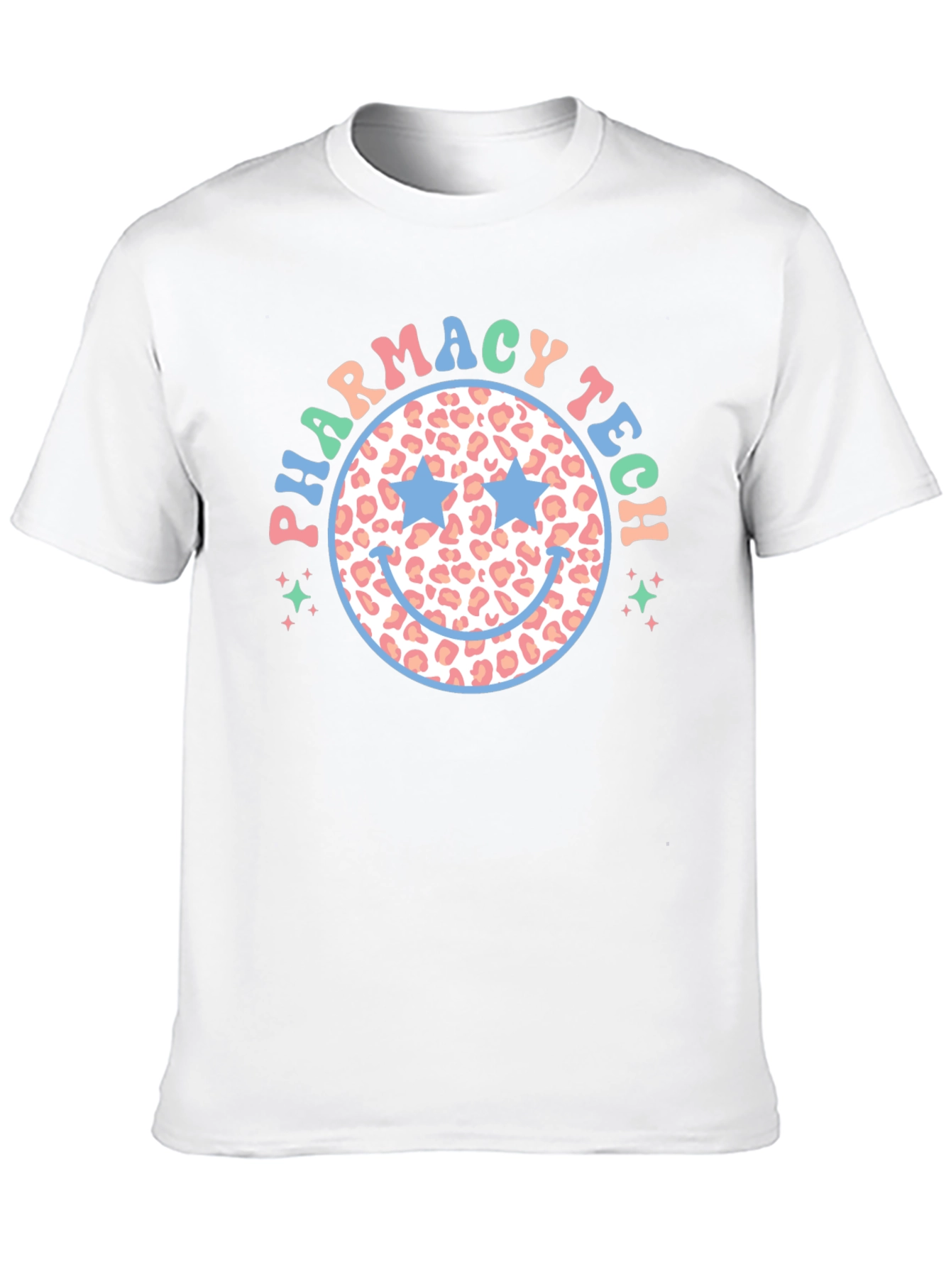 Pharmacy Tech Smiley Face T-Shirt