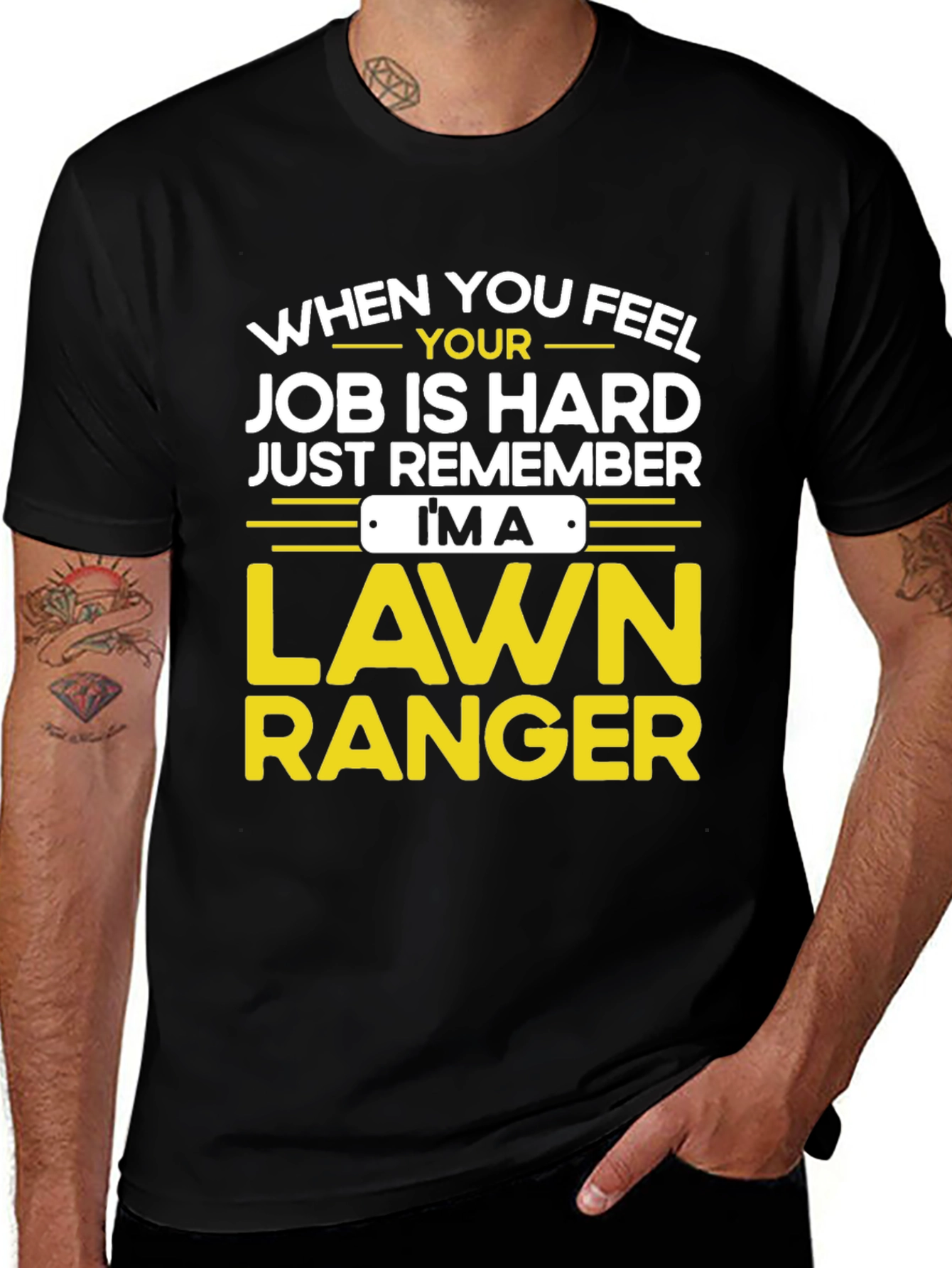 Lawn Ranger T-Shirt - Funny Landscaping Tee