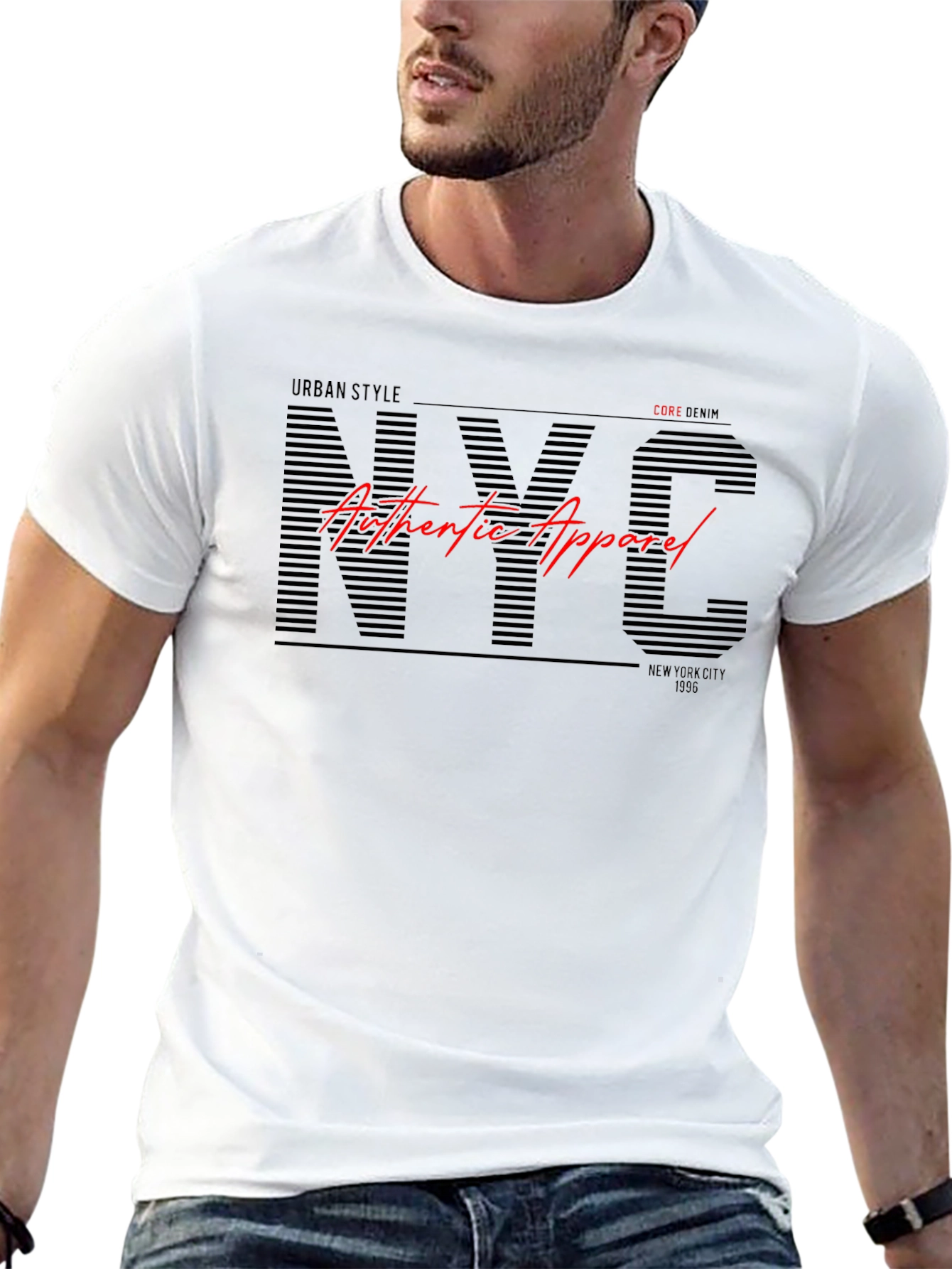 NYC Authentic Apparel Graphic Tee - Urban Style