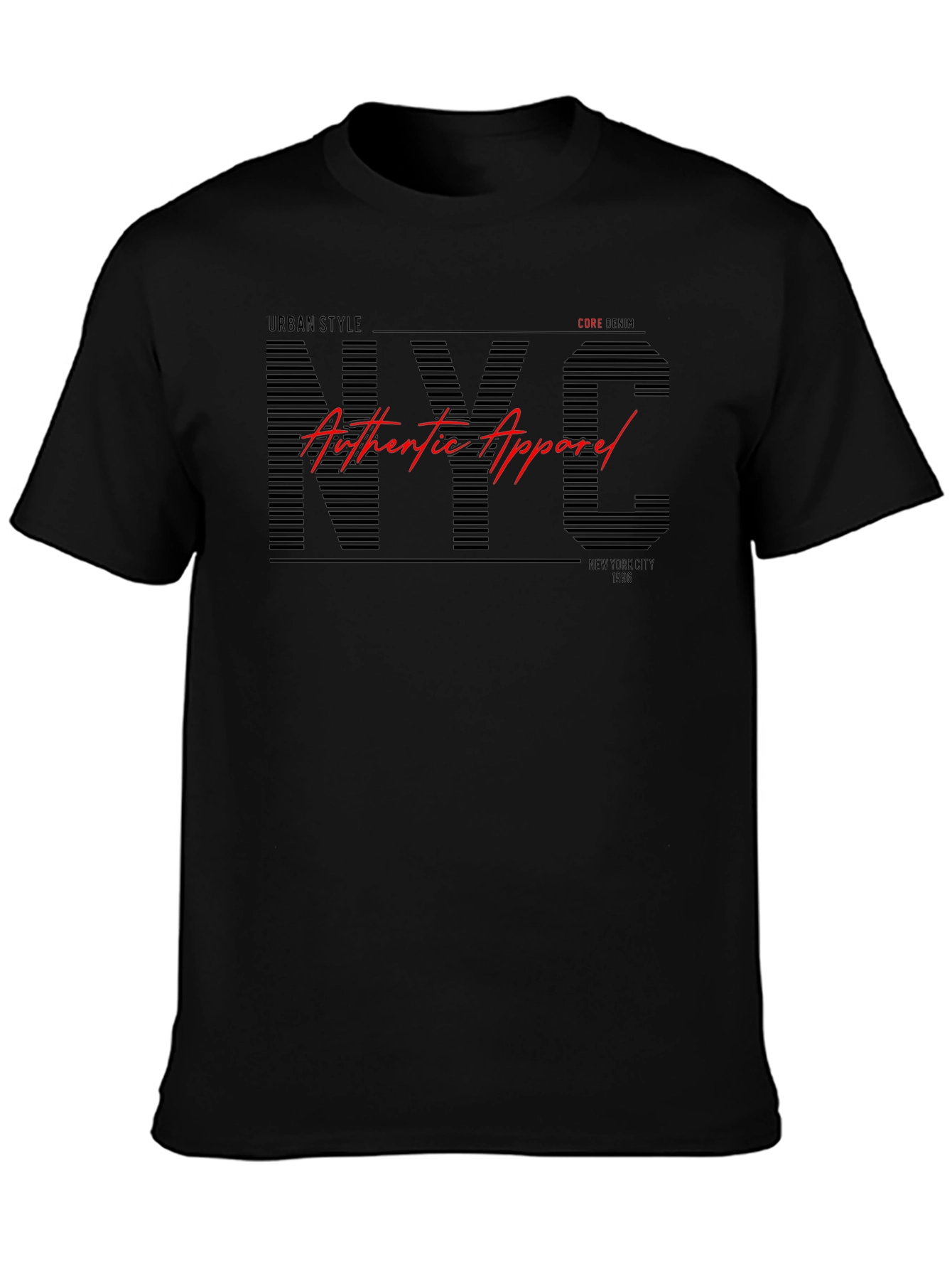 NYC Authentic Apparel Graphic Tee - Urban Style
