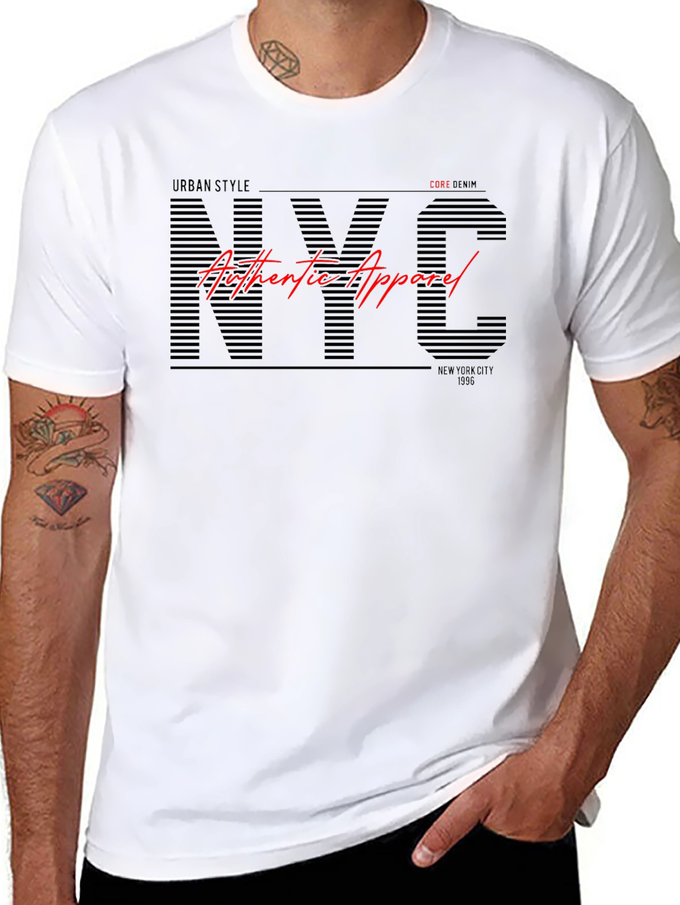 NYC Authentic Apparel Graphic Tee - Urban Style