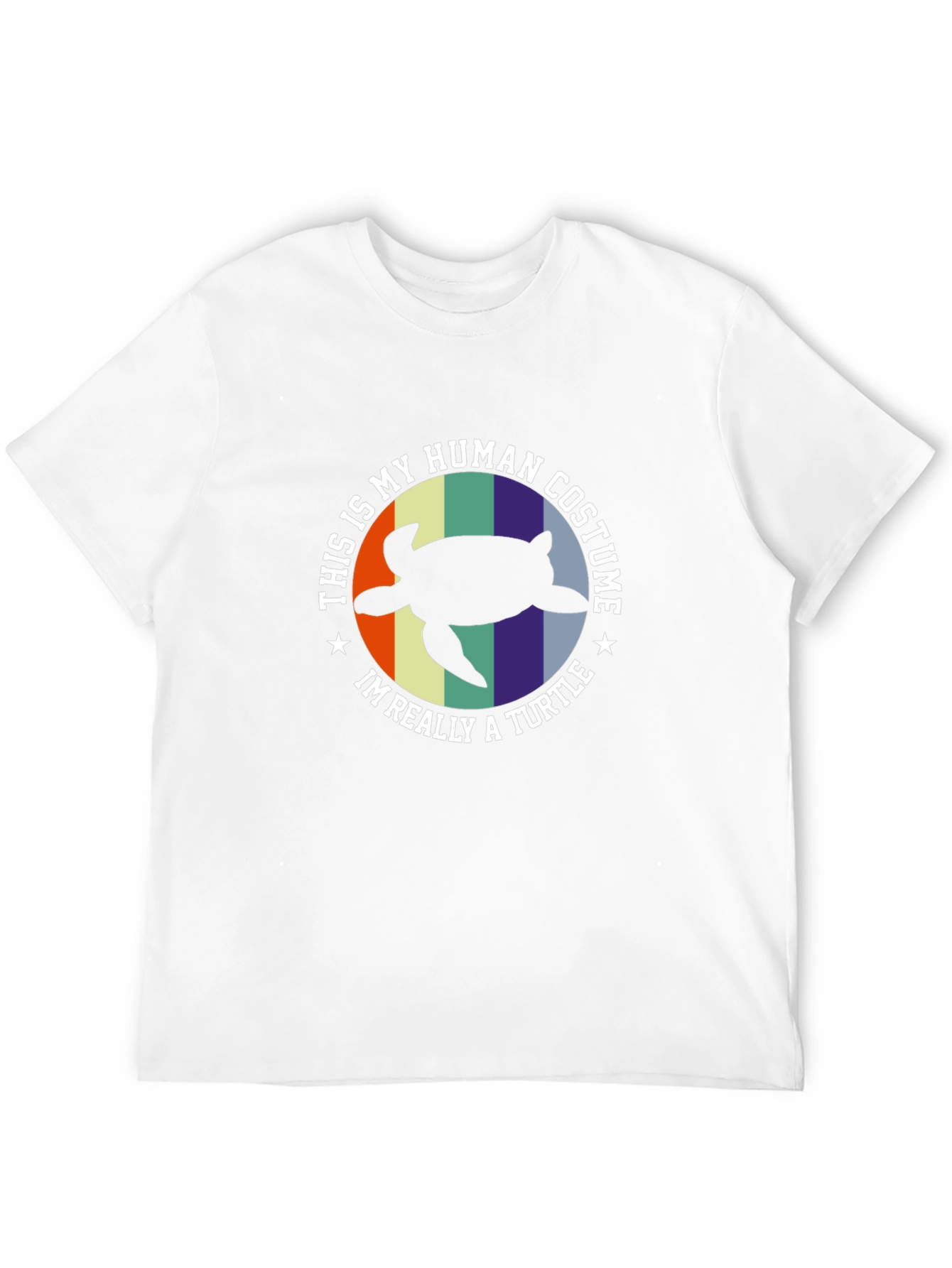 Turtle Costume T-Shirt - Funny Human Disguise Tee