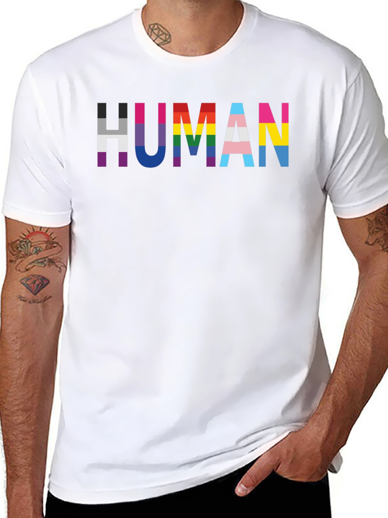 LGBTQ+ Human Pride T-Shirt