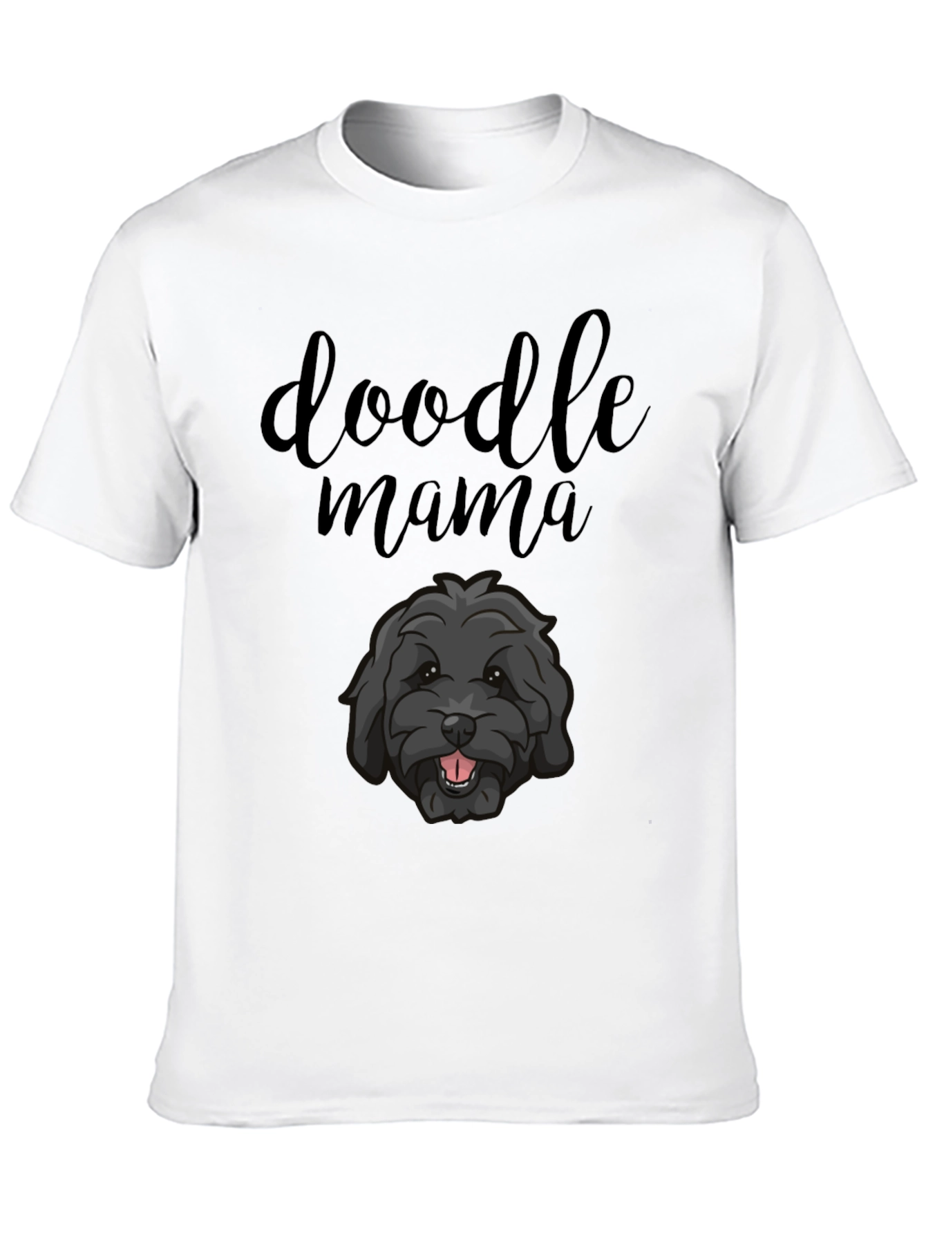Doodle Mama Black T-Shirt - Dog Lover Tee