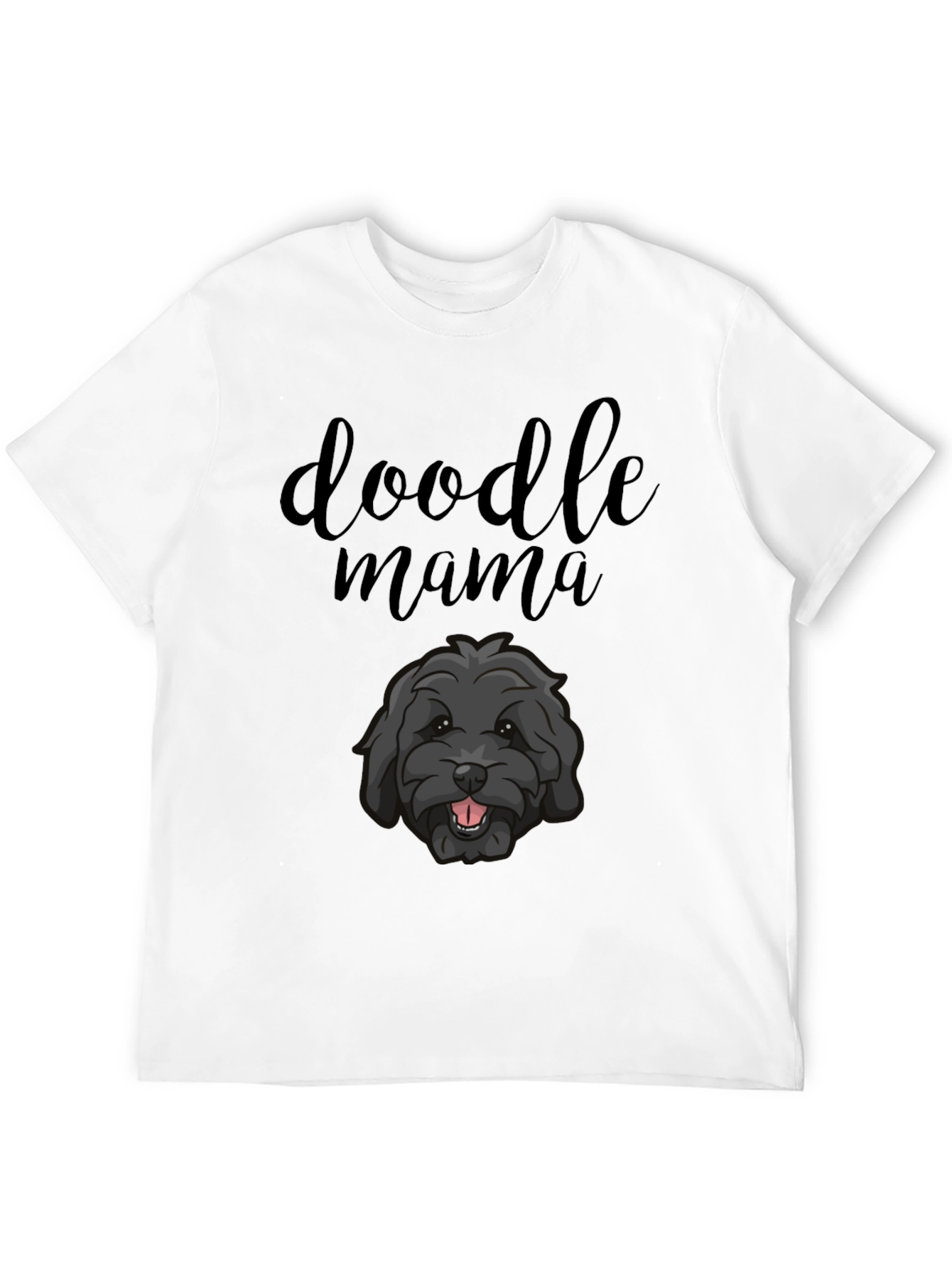 Doodle Mama Black T-Shirt - Dog Lover Tee