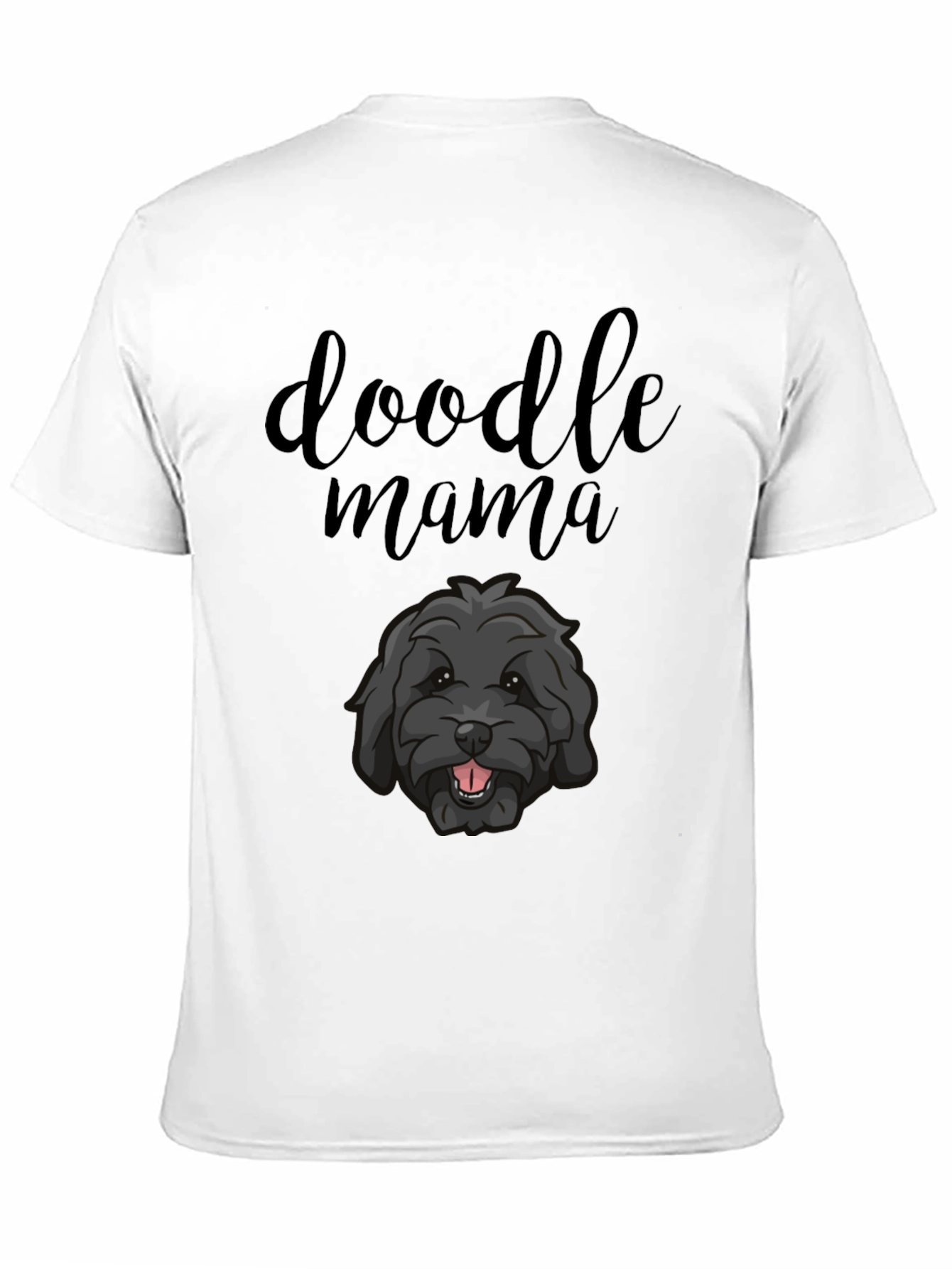 Doodle Mama Black T-Shirt - Dog Lover Tee