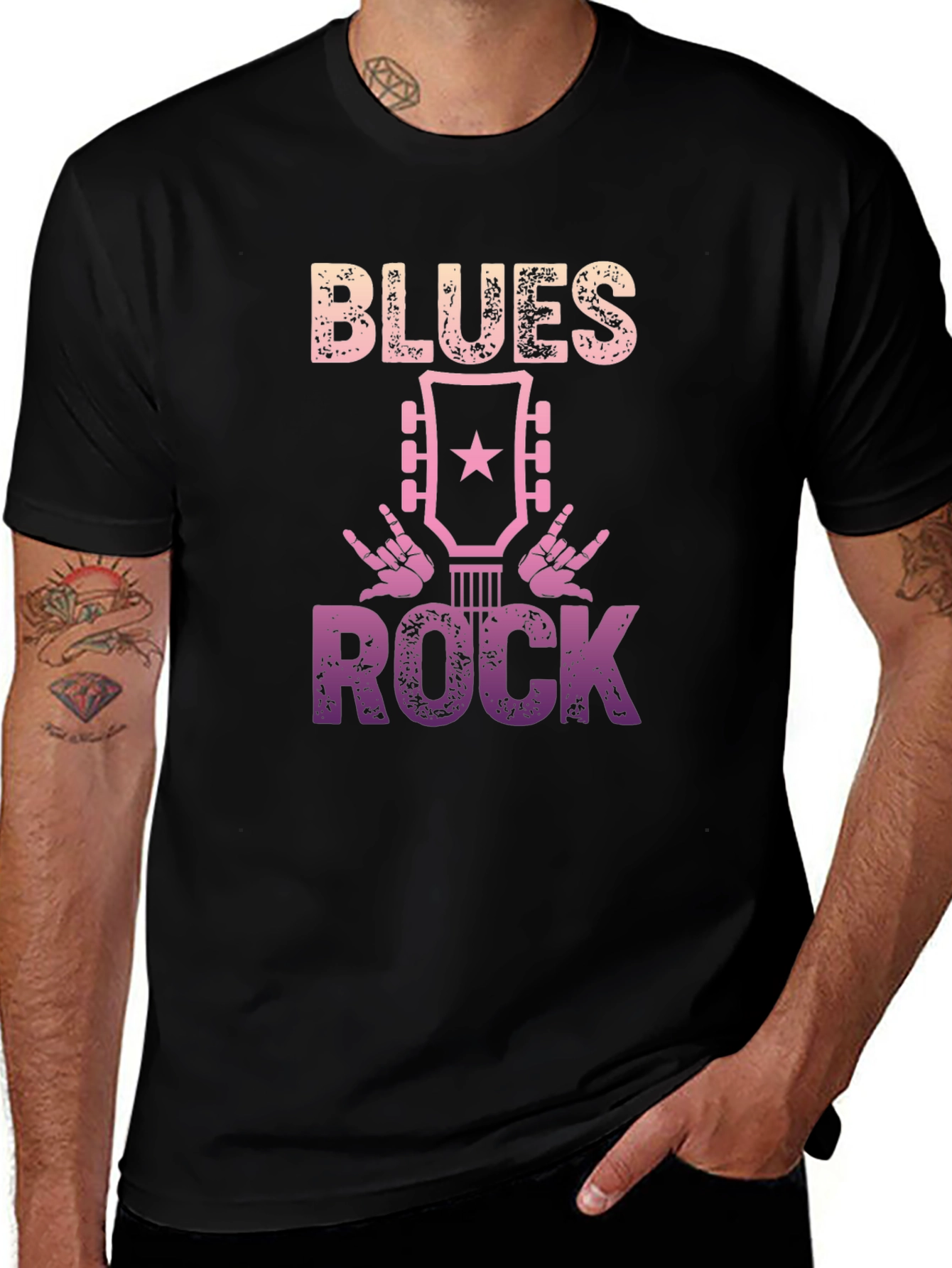 Blues Rock Graphic T-Shirt