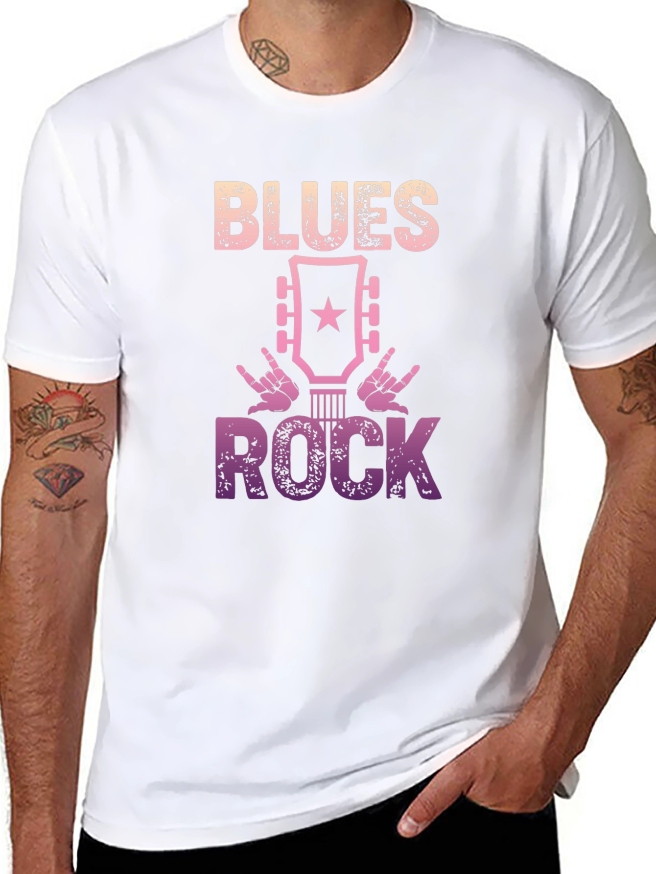 Blues Rock Graphic T-Shirt