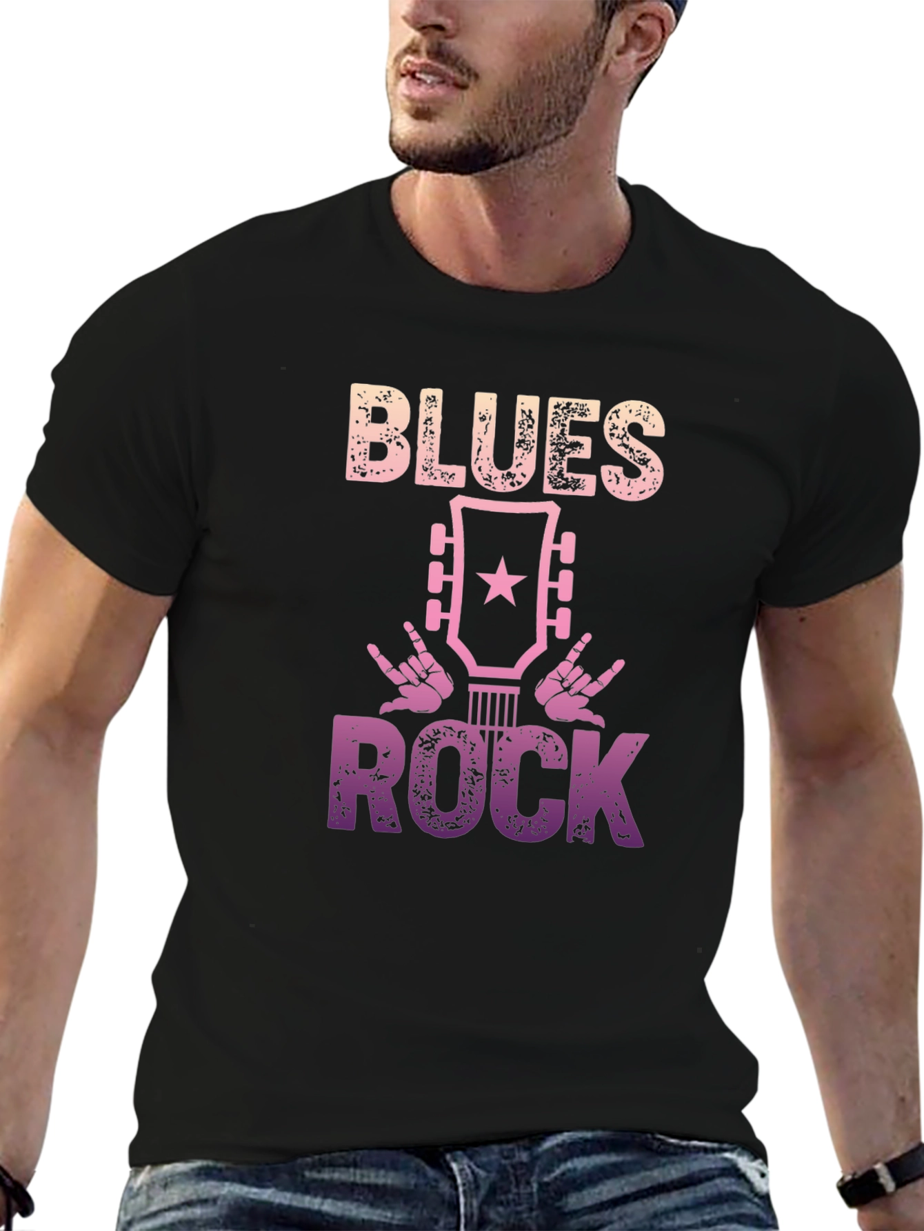Blues Rock Graphic T-Shirt
