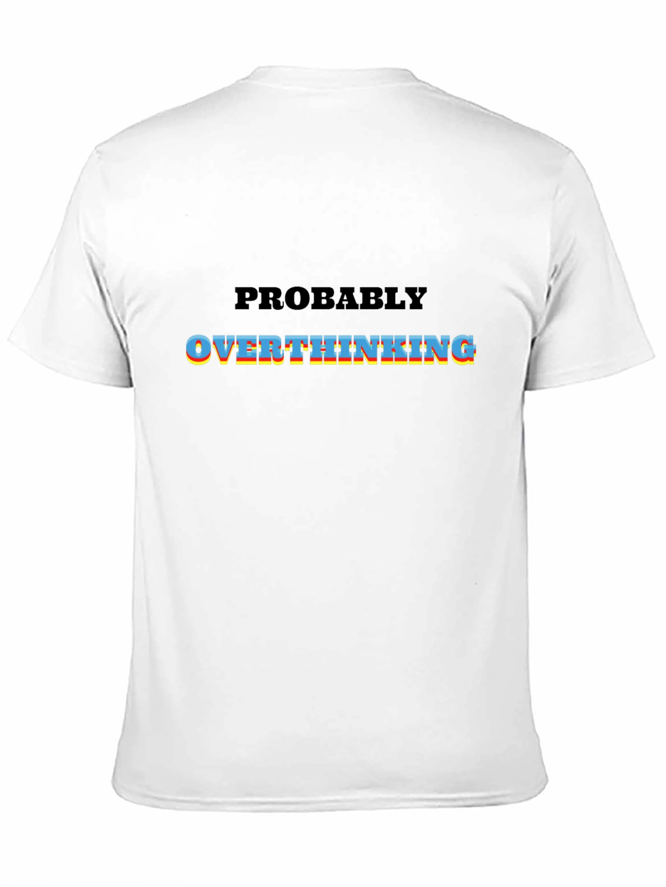 Overthinking Graphic Tee - Black T-Shirt