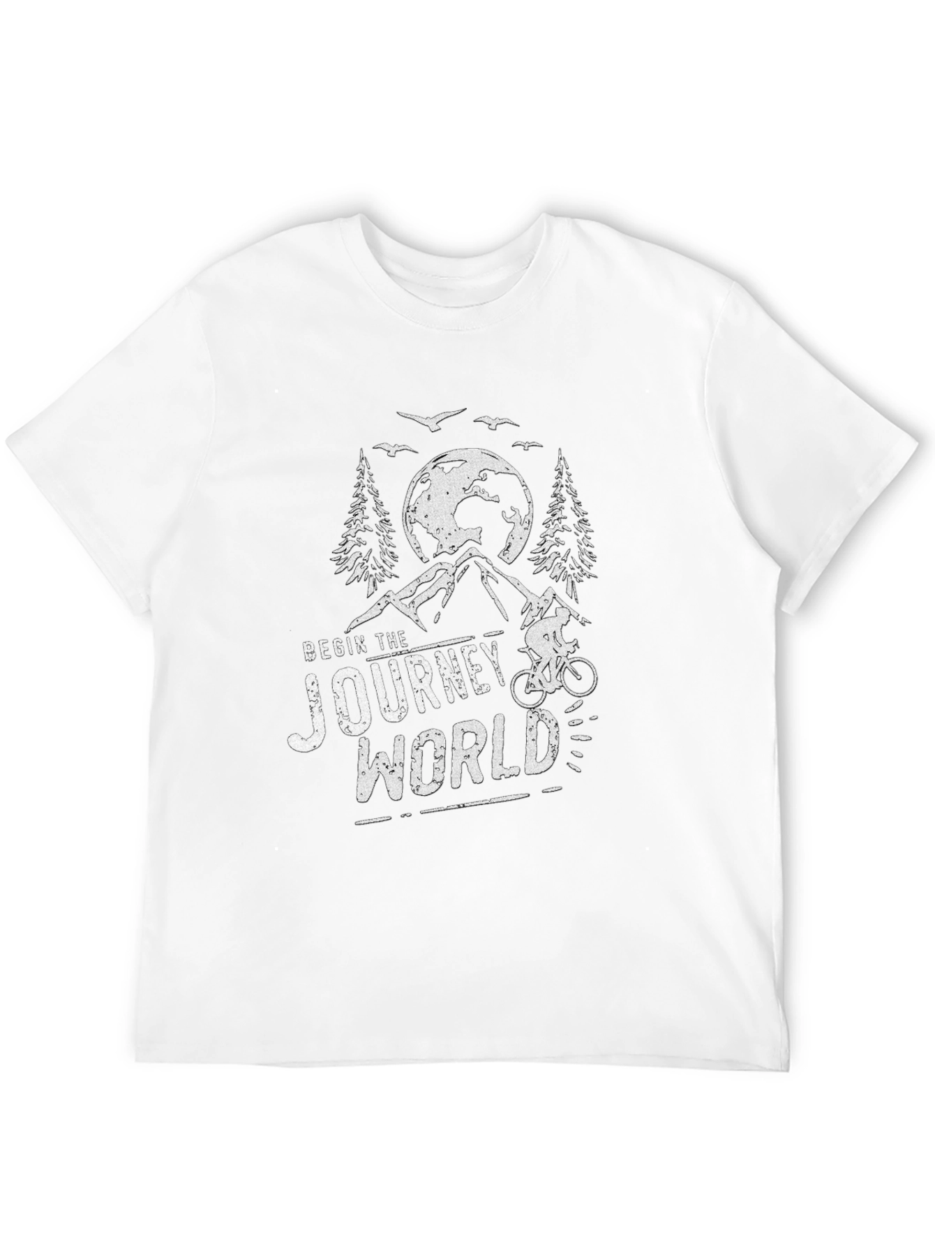 Begin the Journey World Graphic Tee - Black