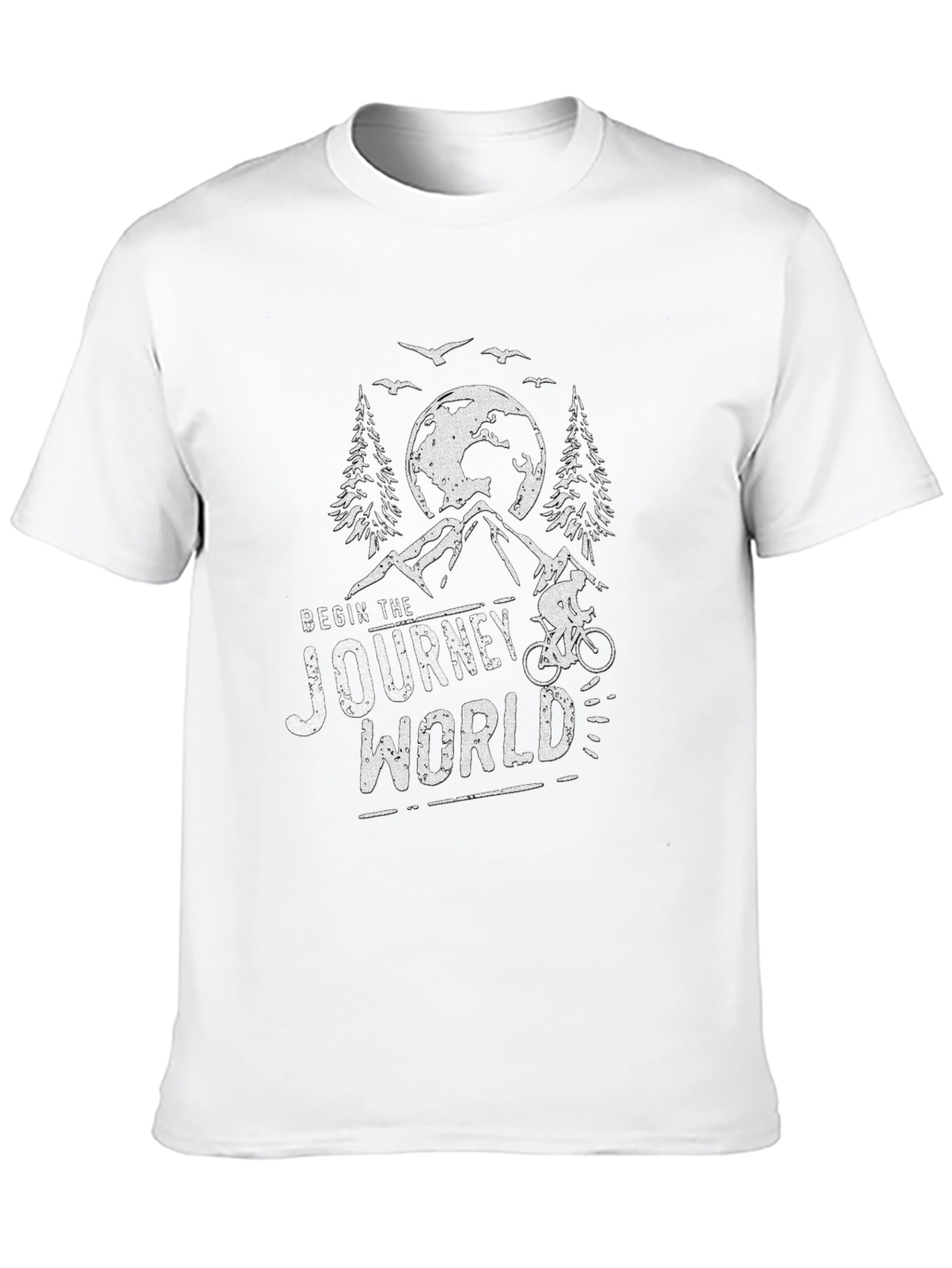 Begin the Journey World Graphic Tee - Black